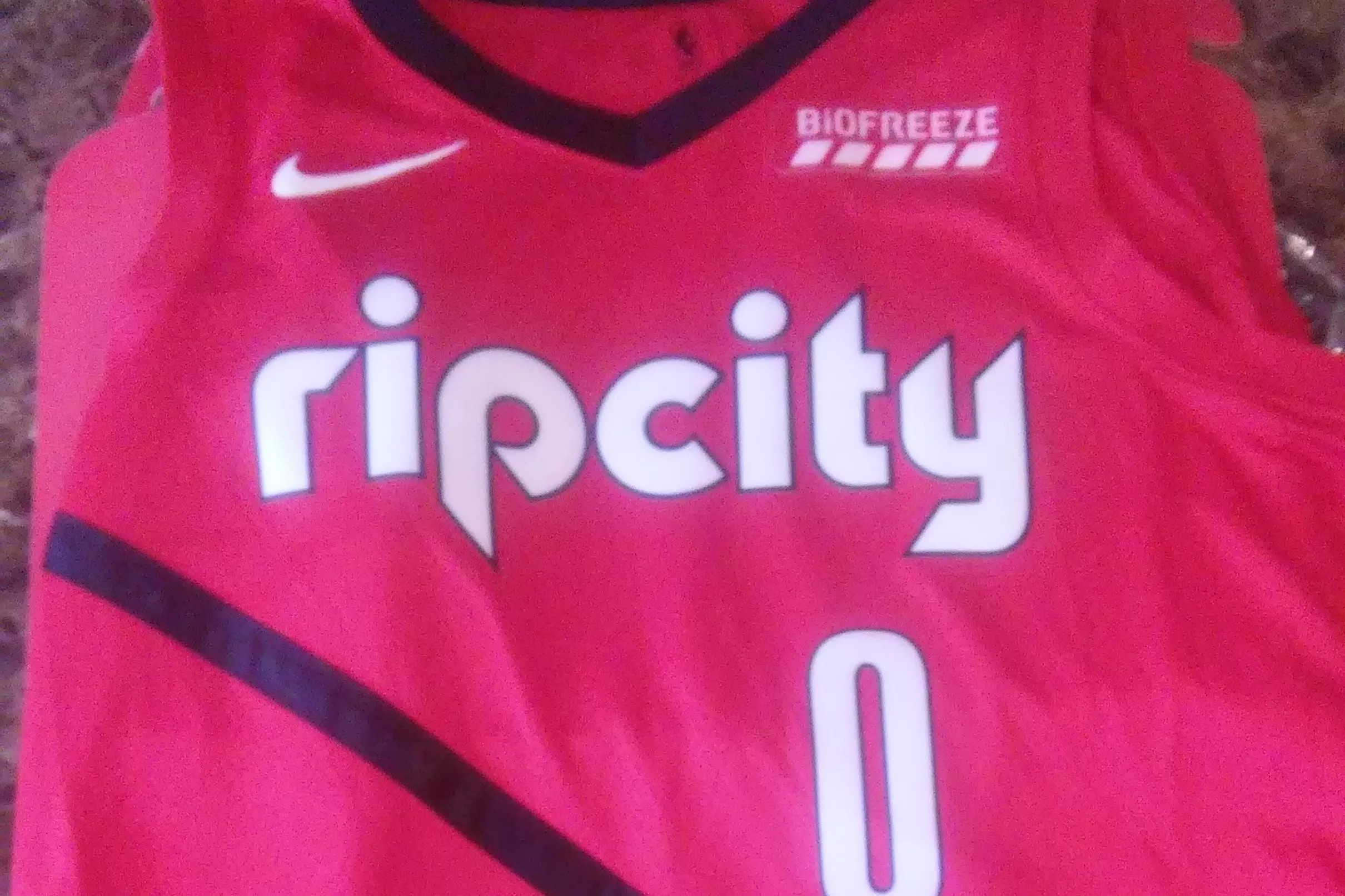 blazers earned jersey