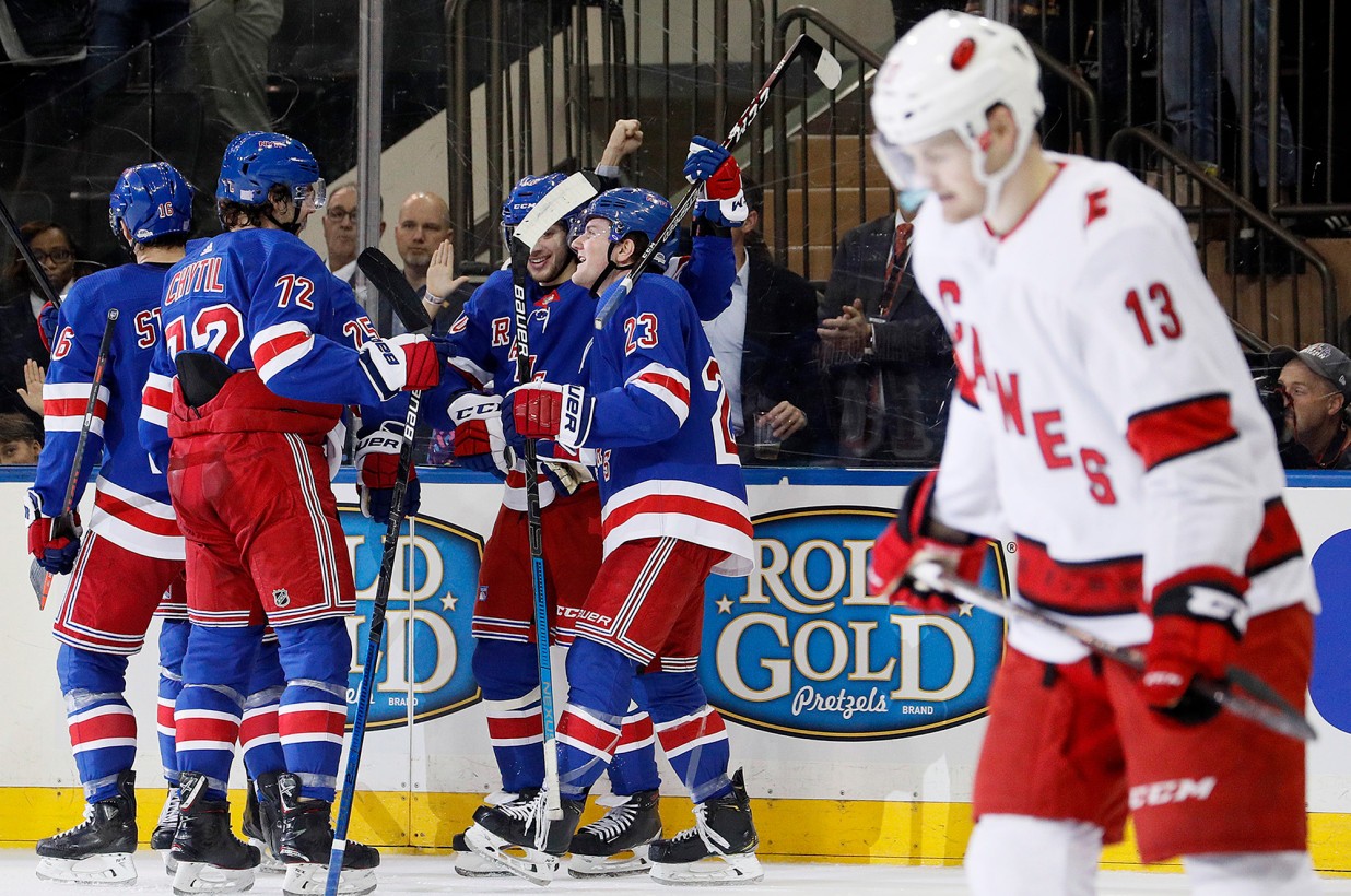 Rangers avoid Hurricanes meltdown to keep winning ways going