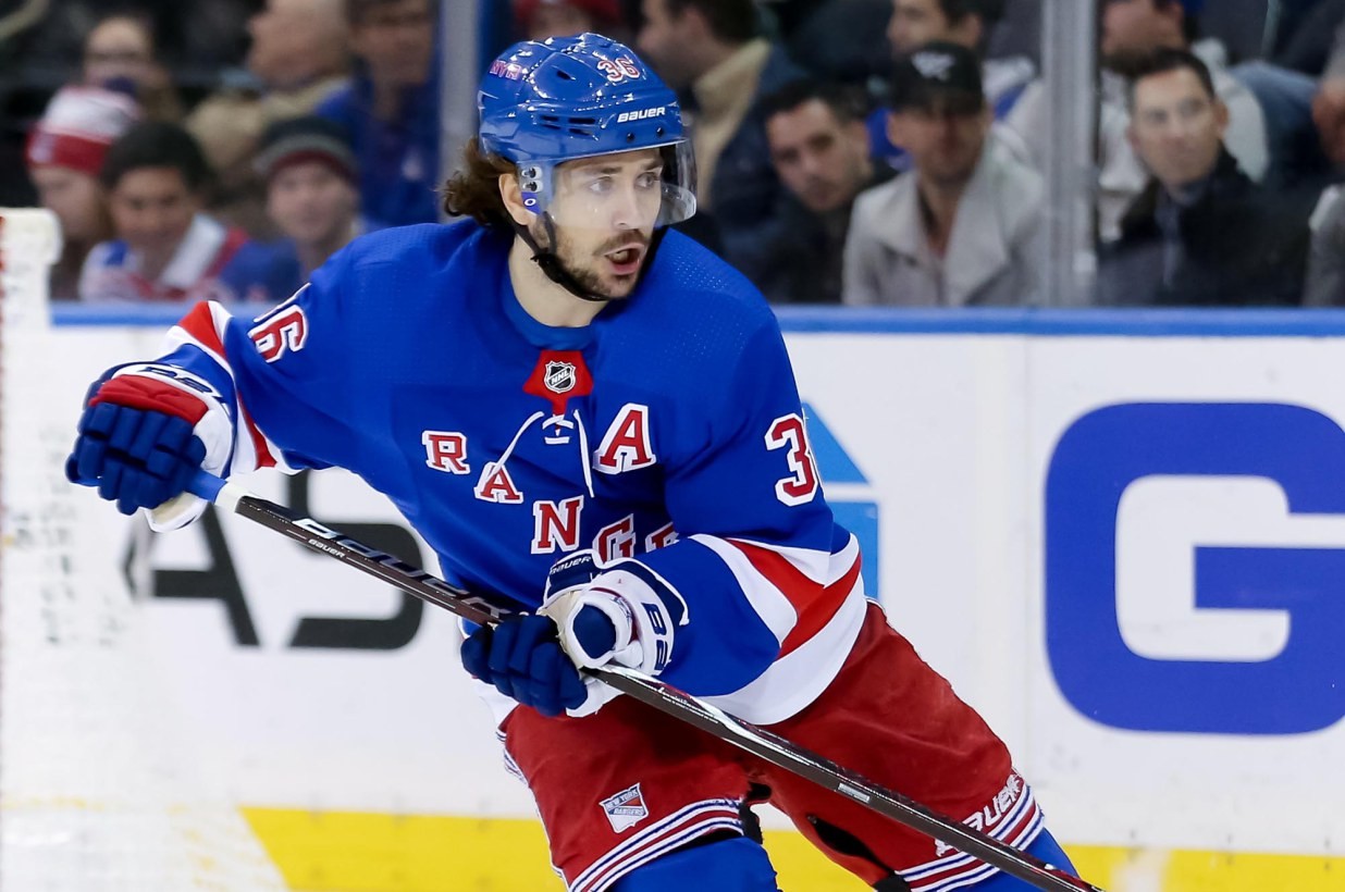 Mats Zuccarello out as injury bug finally hits Rangers lineup