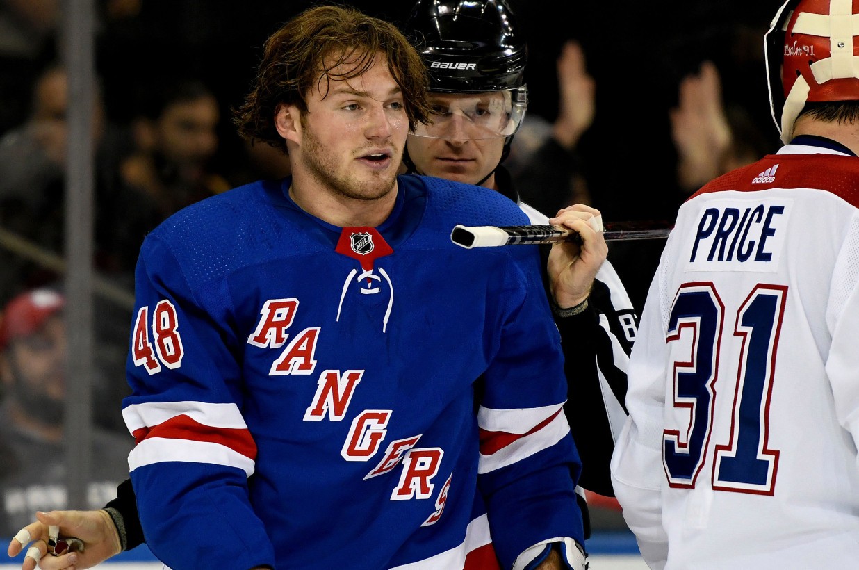 Rangers’ Brendan Lemieux talks MSG thrills, villain role & his dad