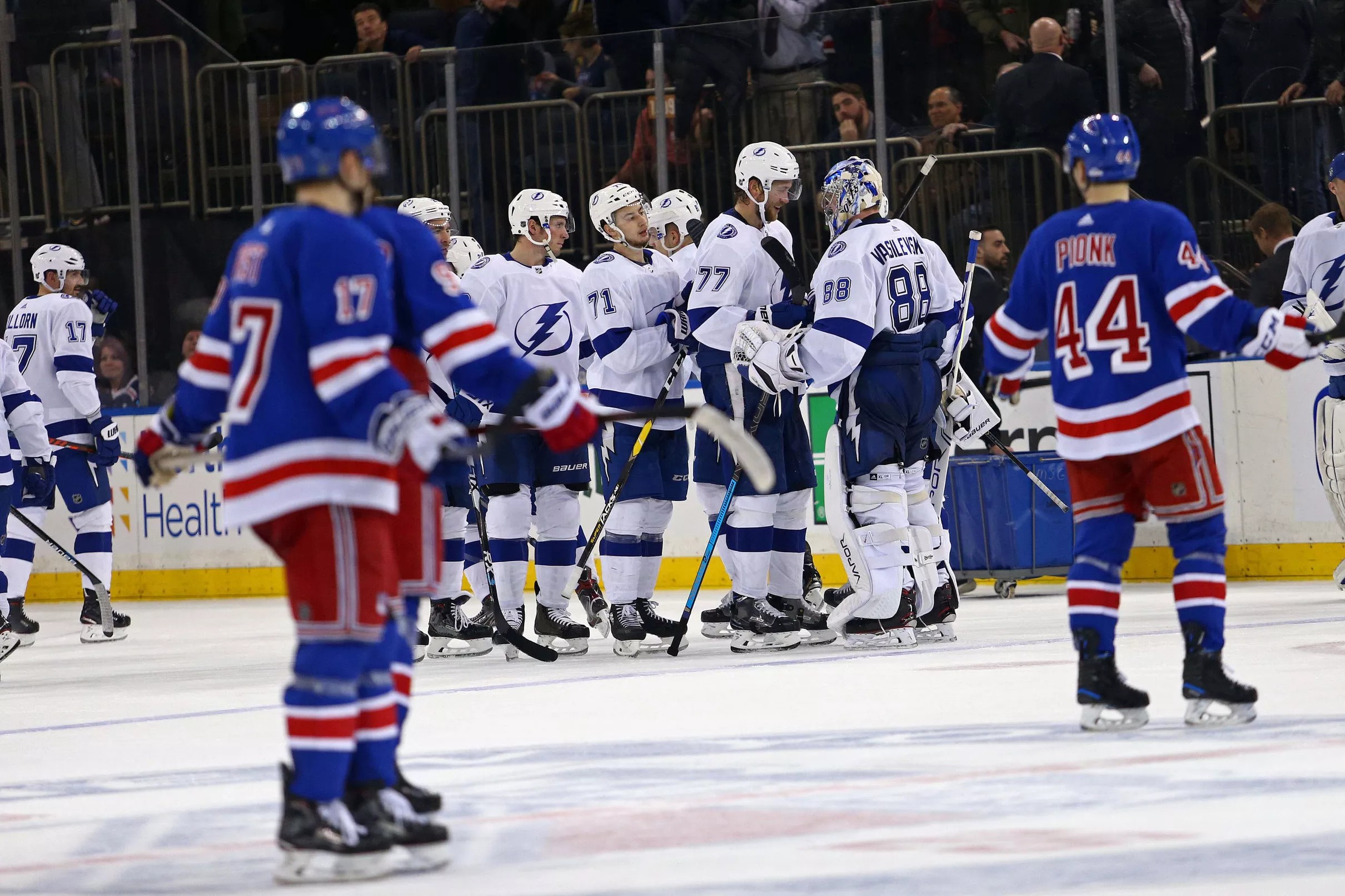 Rangers vs Lightning Rangers Fight Back But Fall to Lightning in Overtime