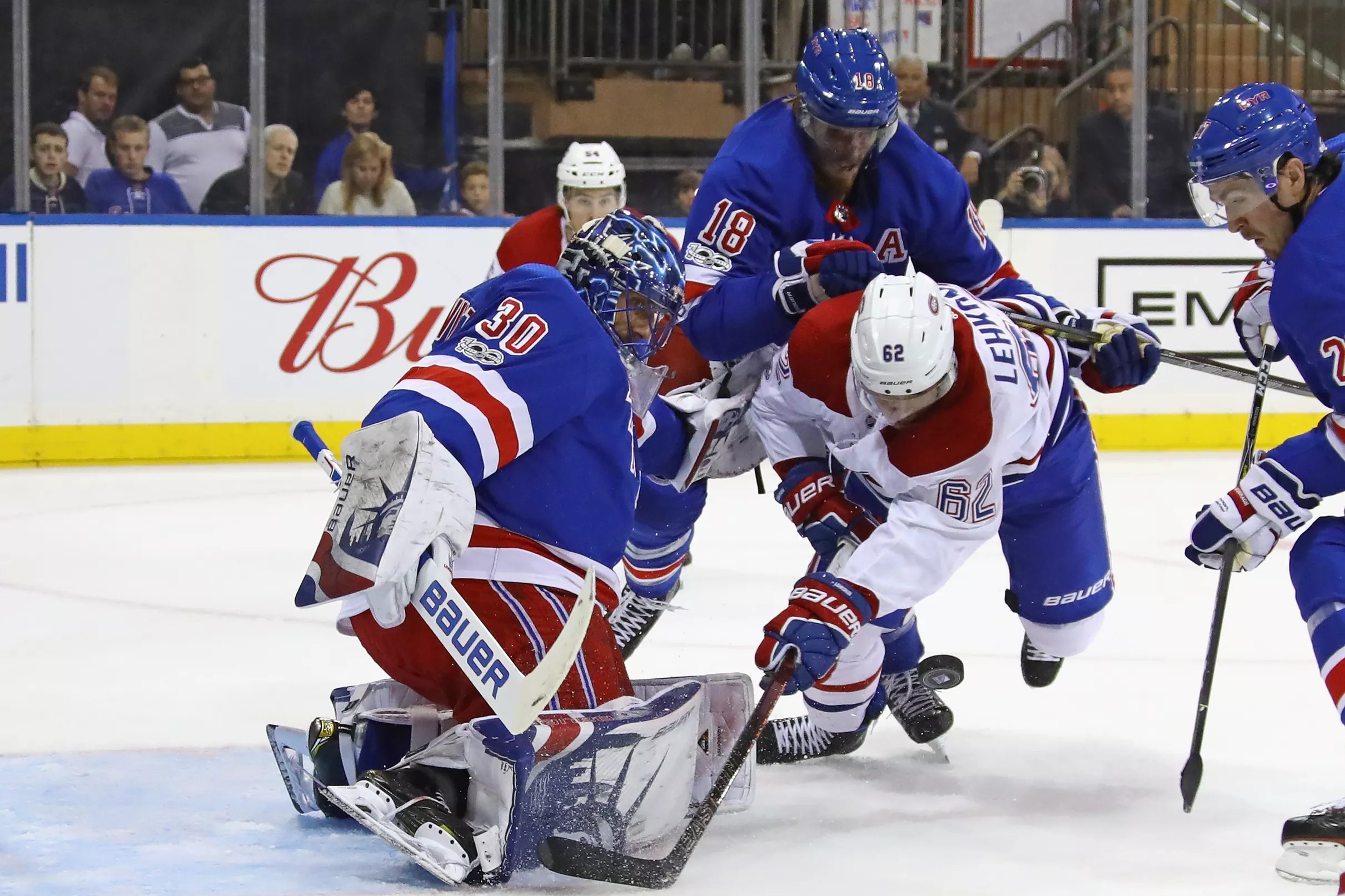 Rangers Vs. Canadiens Lundqvist, Rangers Rebound With 20 Win Over