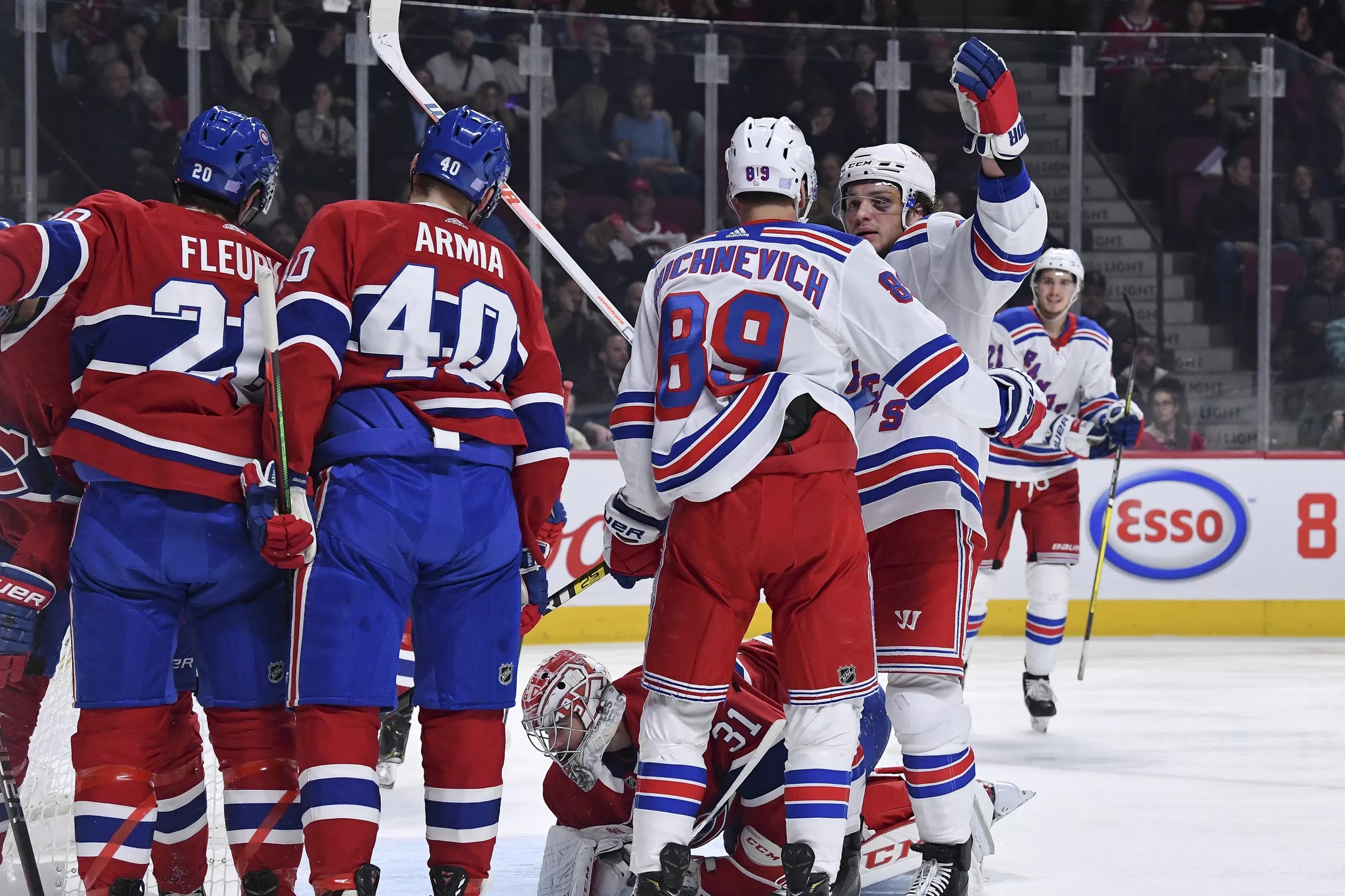 new york rangers versus montreal canadiens