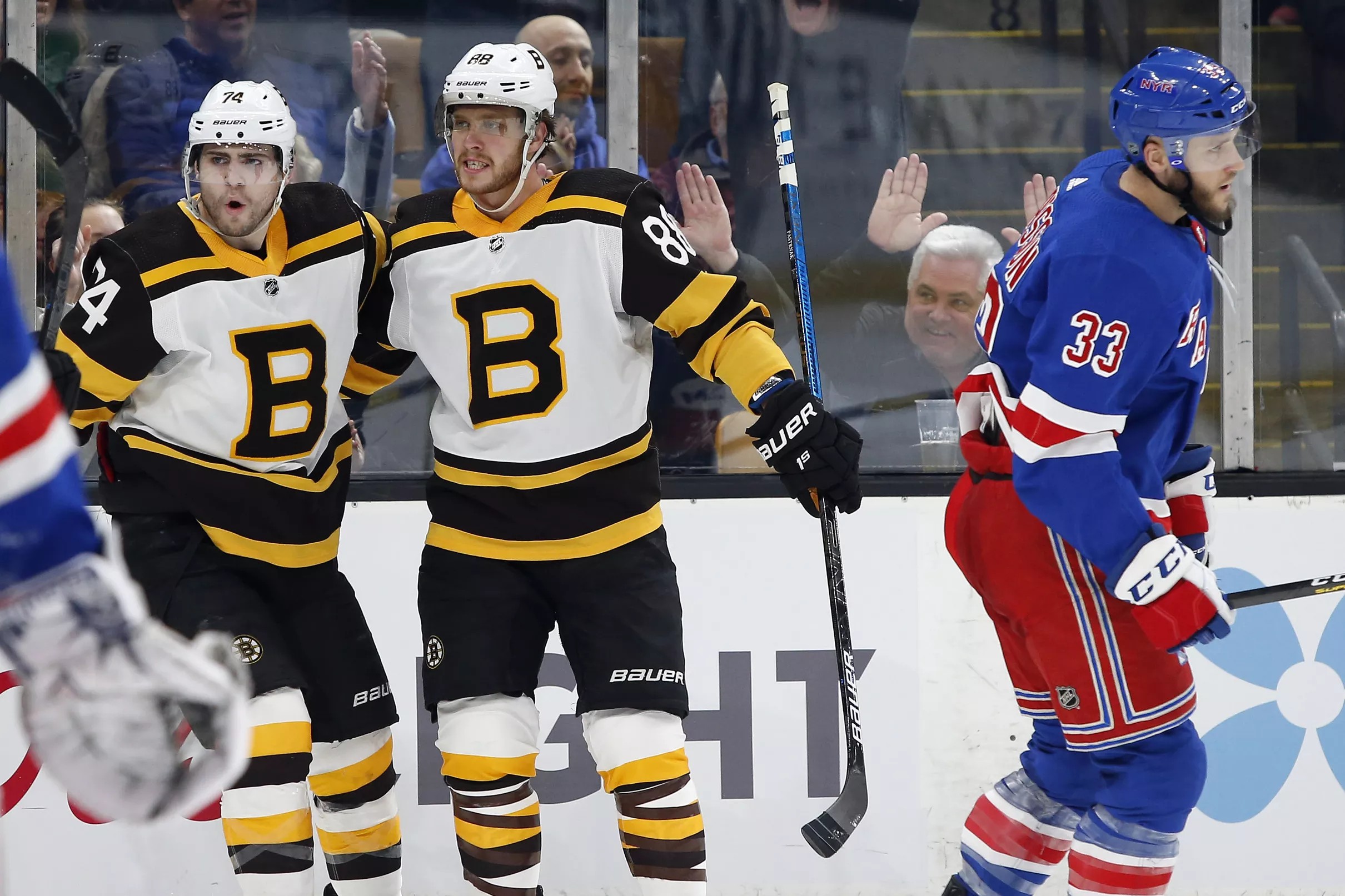 Rangers vs Bruins Rangers Give Up Six Goals and Fall to Boston 63