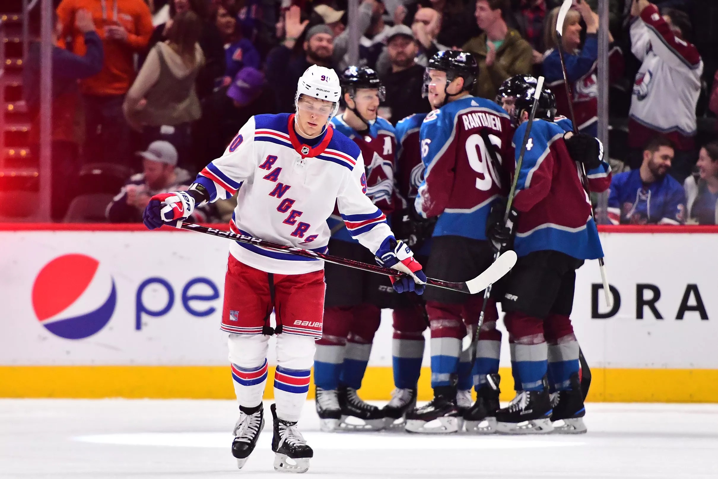 Rangers vs Avalanche Rangers Embarrassed in Colorado, Lose Third