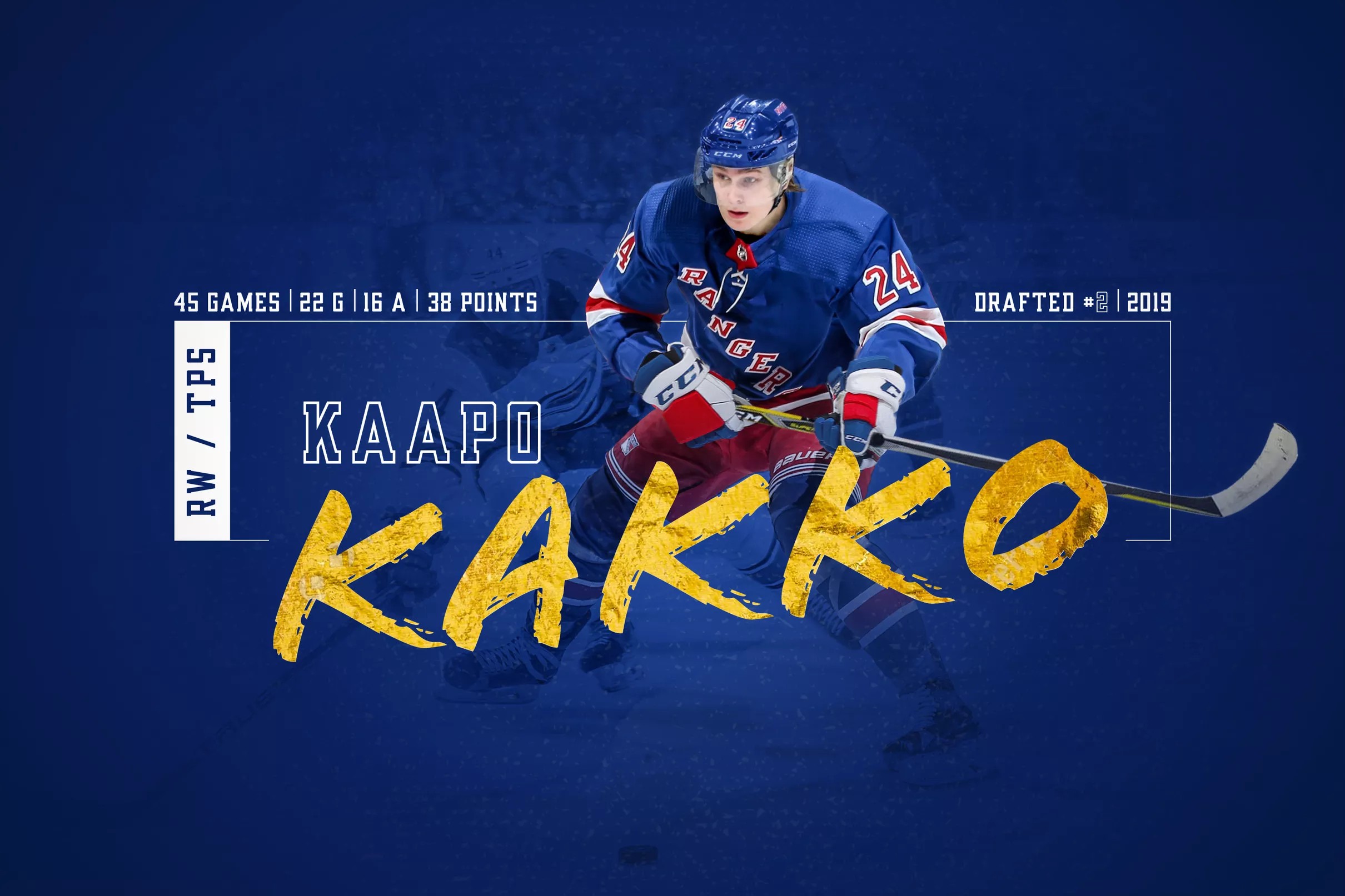 2019 NHL Draft New York Rangers Select Kaapo Kakko 2nd Overall