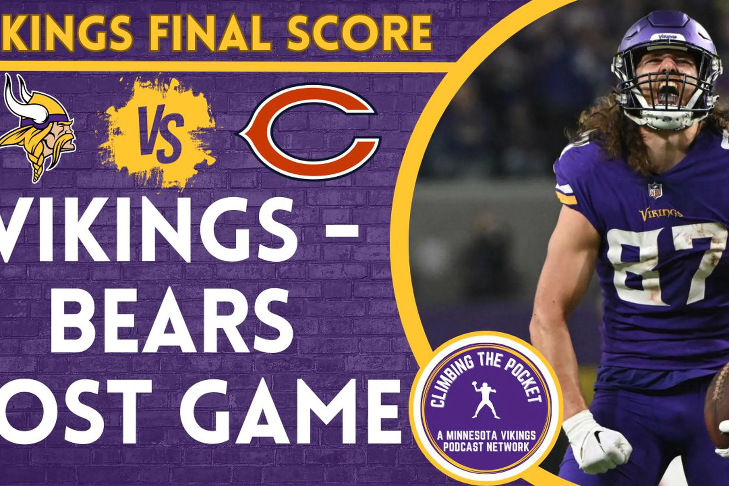 Minnesota Vikings vs. Chicago Bears PostGame Reaction Vikings Final