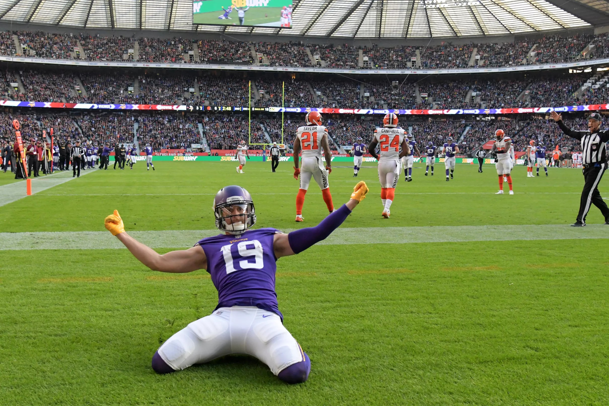 vikings browns play by play vikings browns play by play