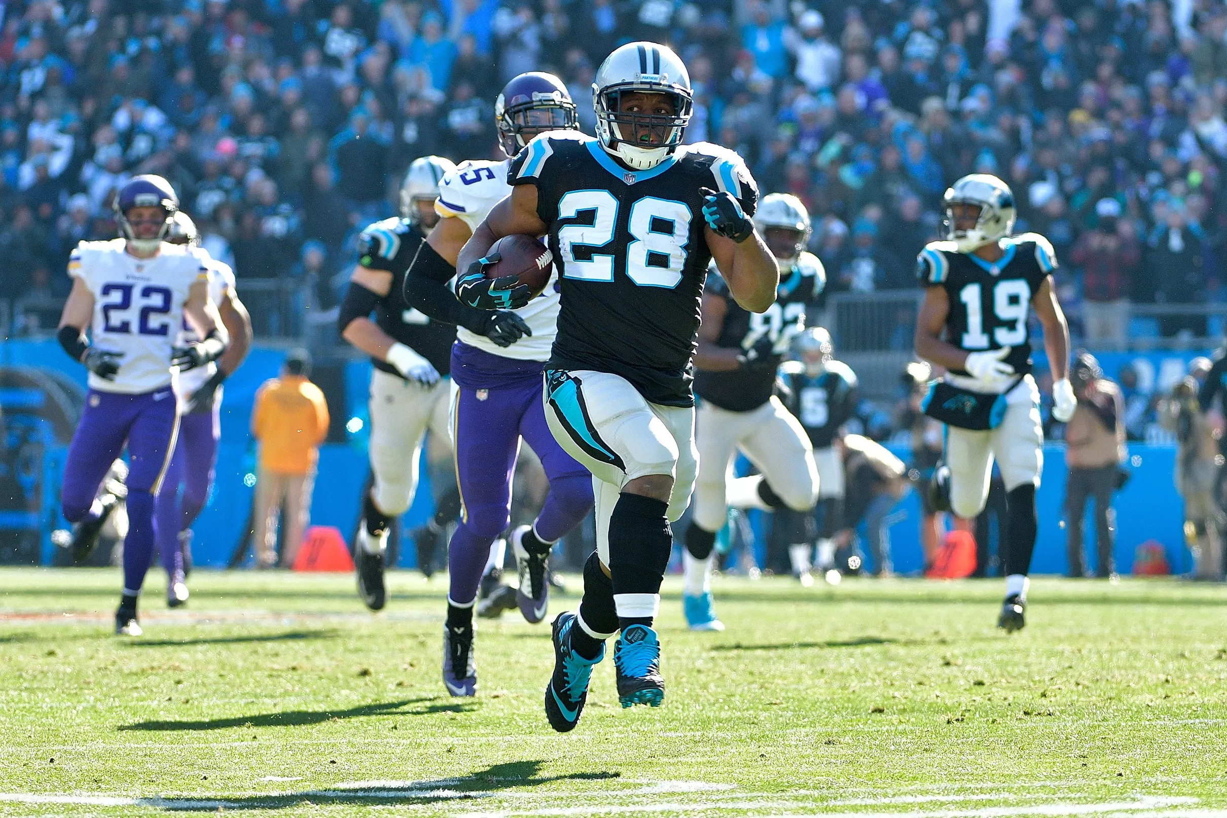 NFL roster cuts Carolina Panthers release running back Jonathan Stewart