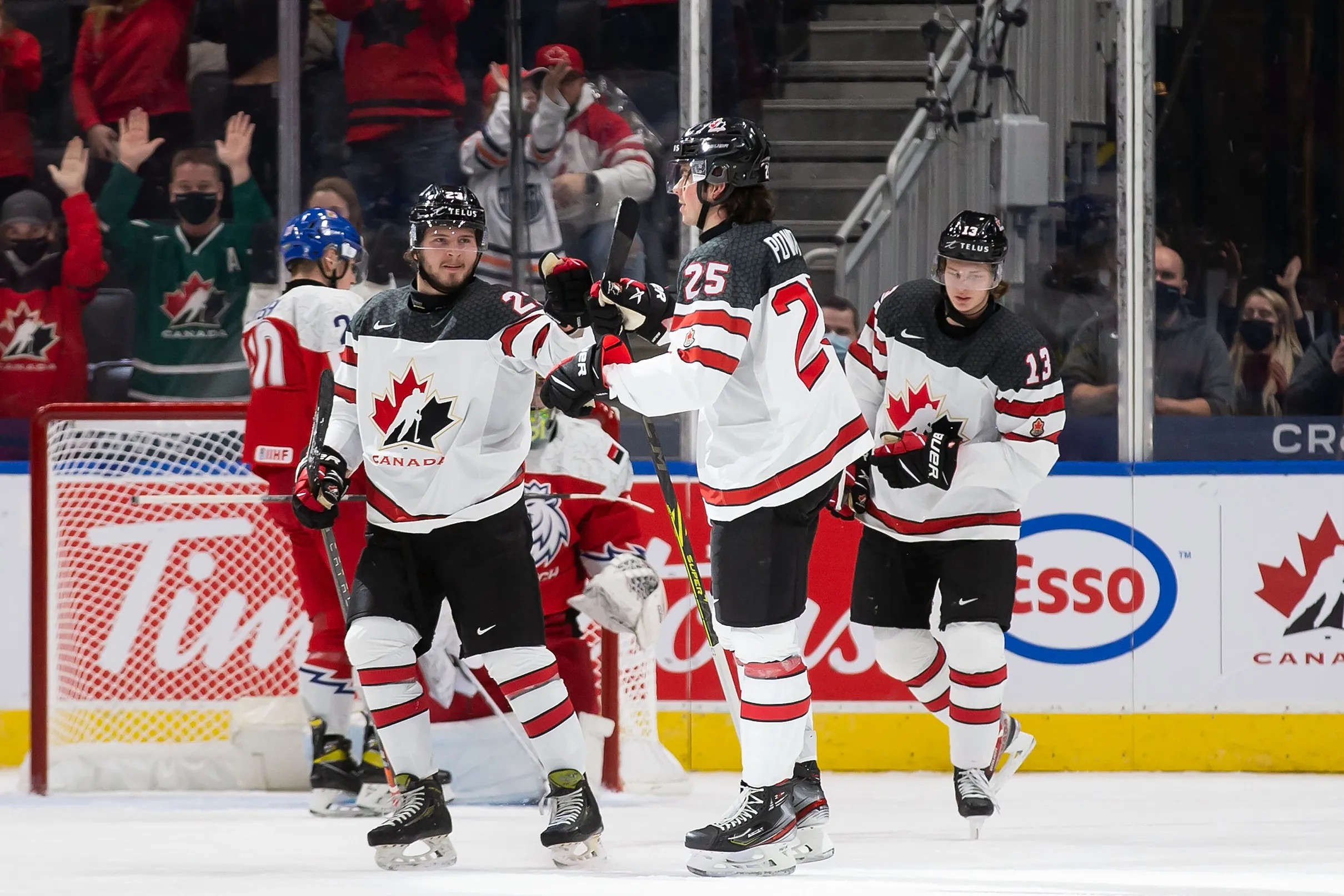 2022 World Junior Hockey Championship Latvia vs. Canada — Lineups