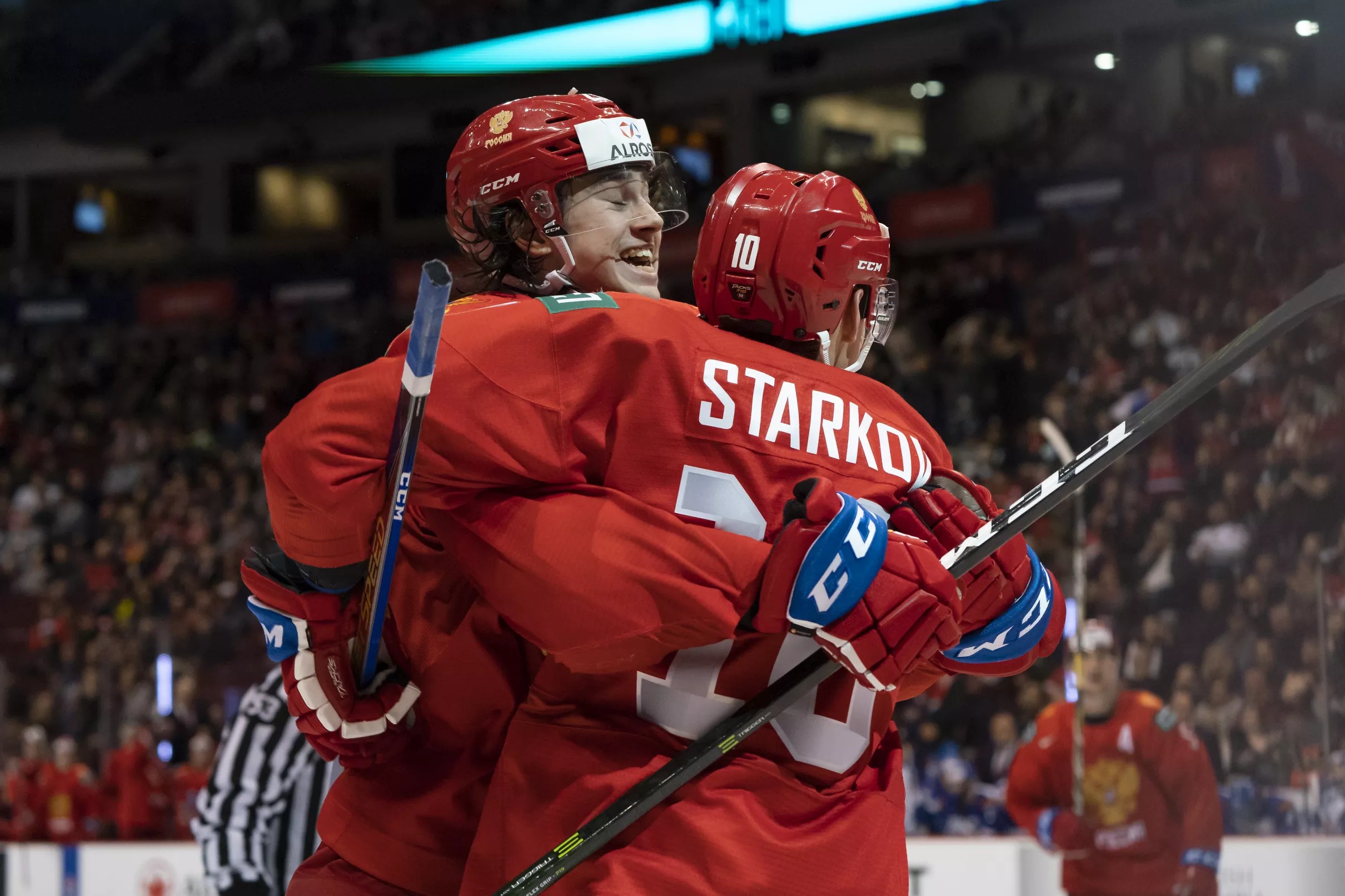 2019 World Junior Hockey Championship Semifinal 1 Russia vs. USA