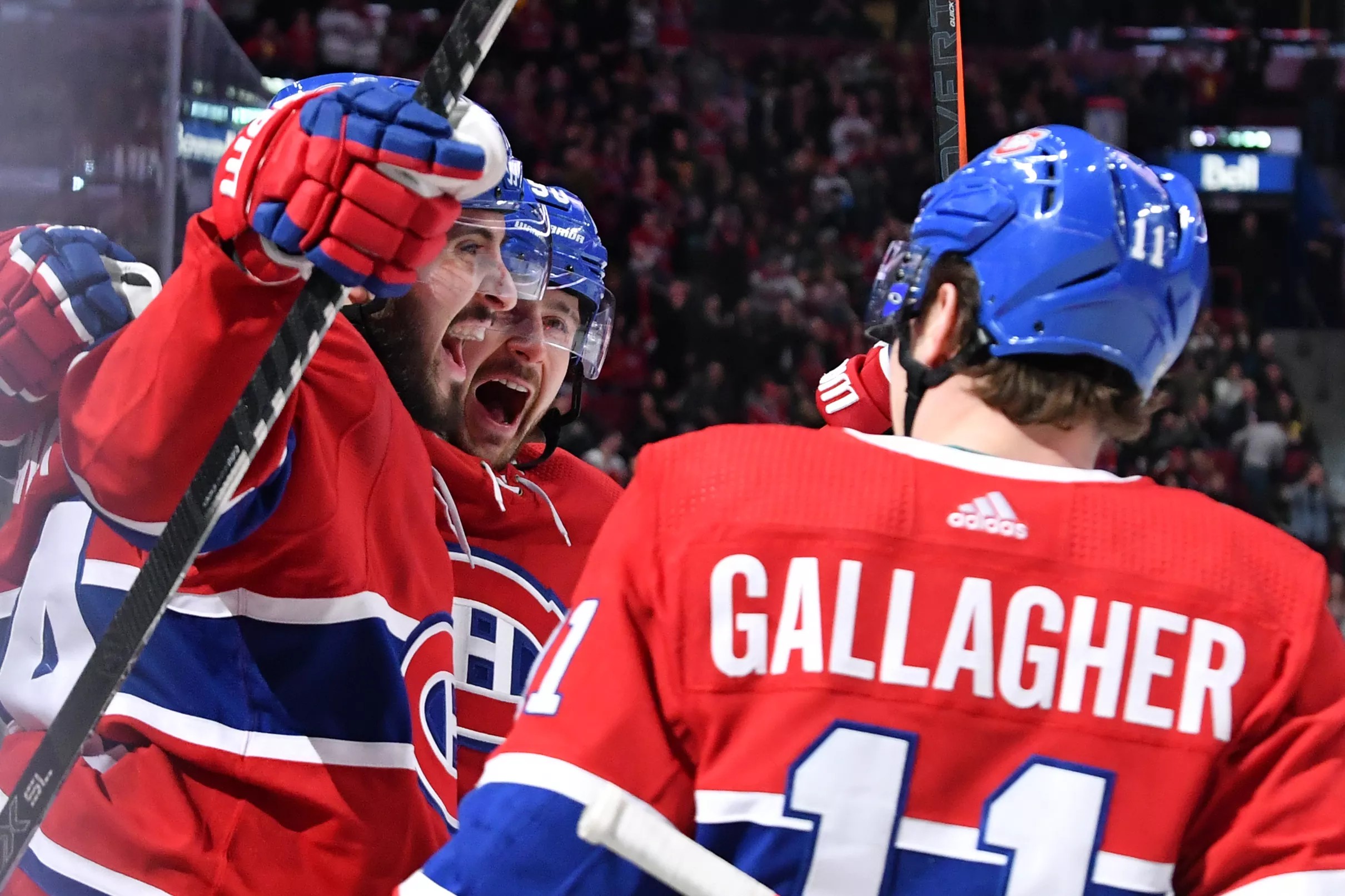 Montreal Canadiens lines at training camp January 4