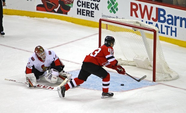 WATCH: Devils' Jesper Bratt Scores Filthy Shootout Goal