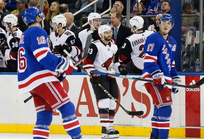 Coyotes Grab Overtime Win In Back And Forth Affair At Rangers