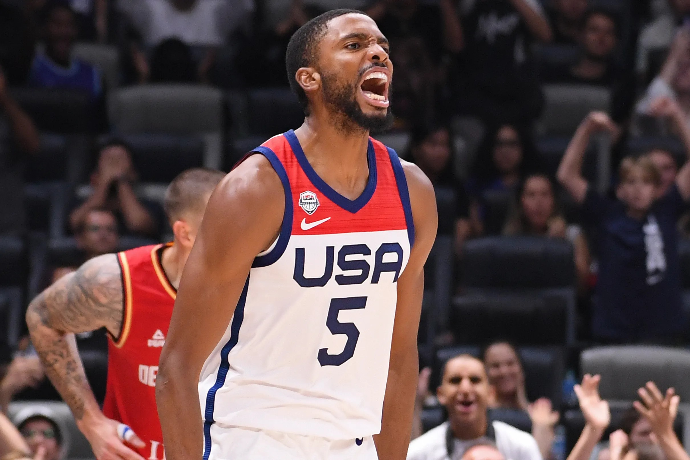 Mikal Bridges hits go-ahead 3, leads Team USA defense in big comeback win