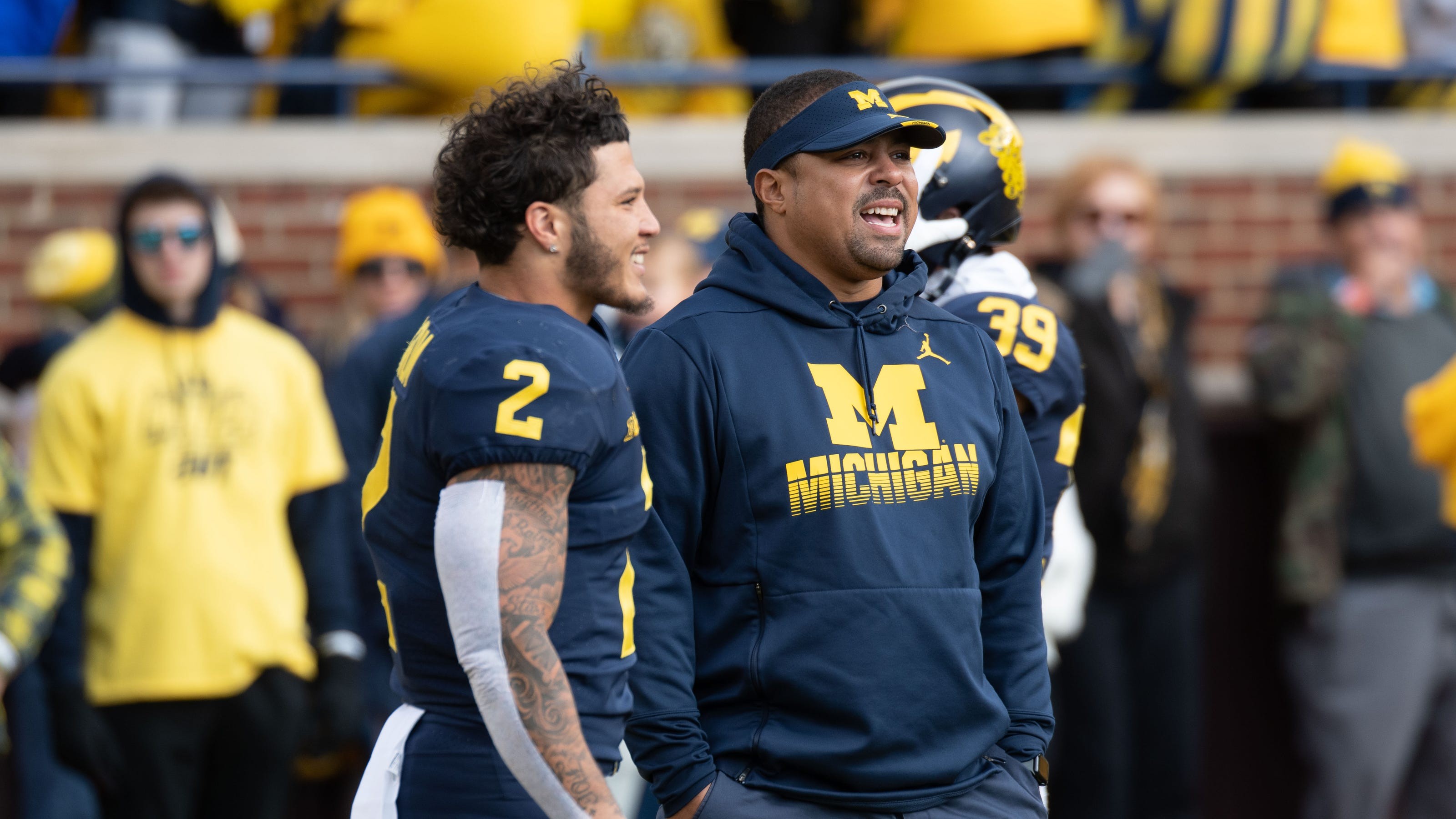 Healthy Michigan RB Coach Mike Hart Reflects On Fiery Words That Stoked ...