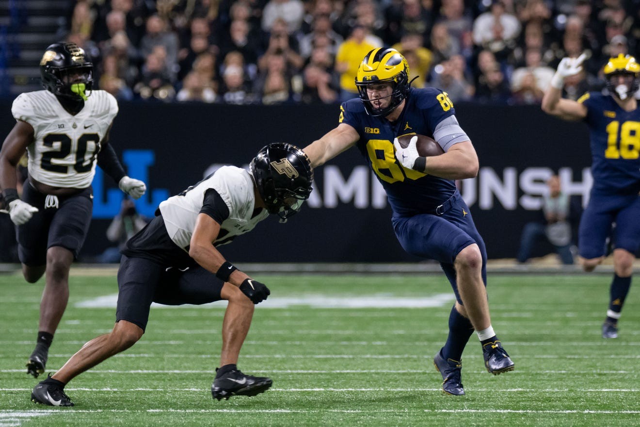 Michigan Tight End Luke Schoonmaker To Enter NFL Draft