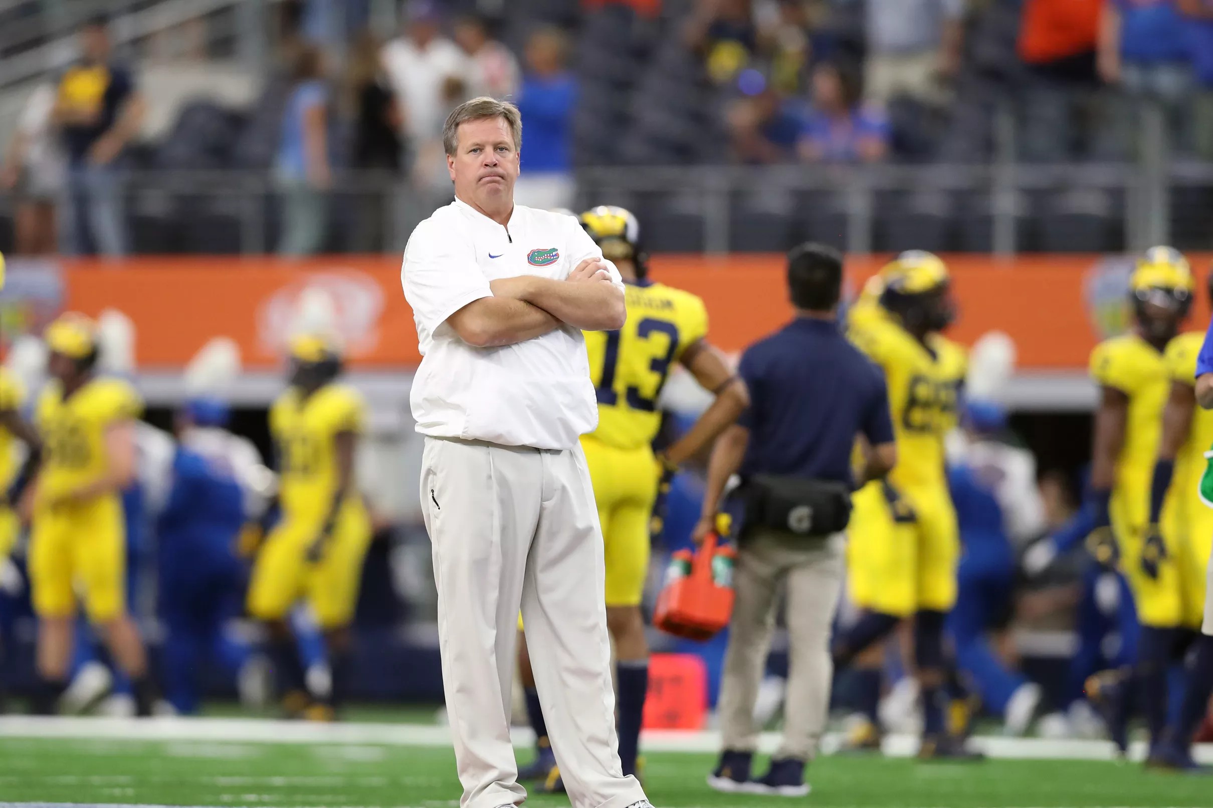 Report: Michigan WR Coach Jim McElwain To Be Next HC At Central Michigan