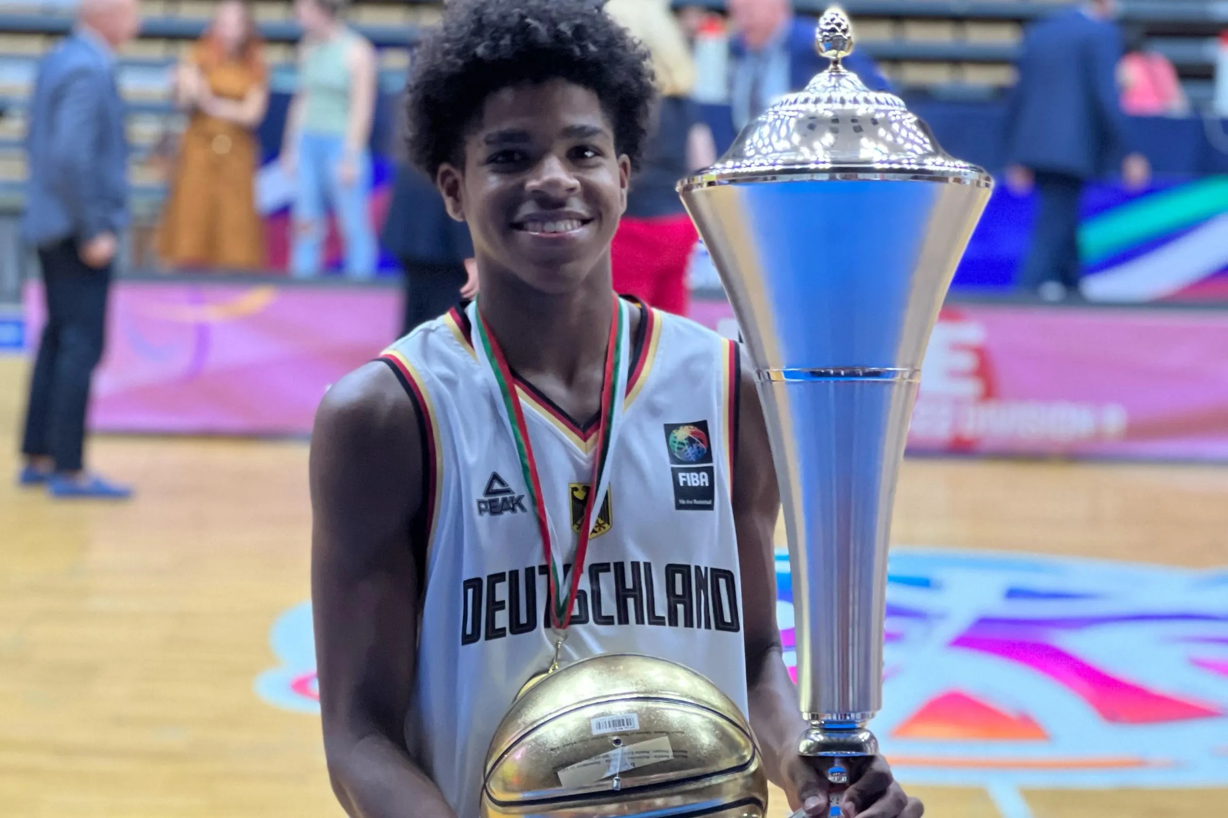 2024 UM hoops commit Christian Anderson Jr. leads Germany to gold in