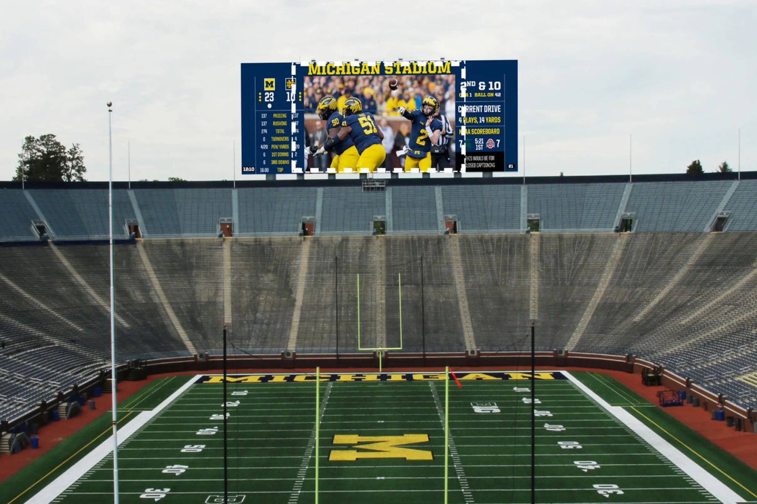 UM announces upgrades to the Big House, reveals renderings for new