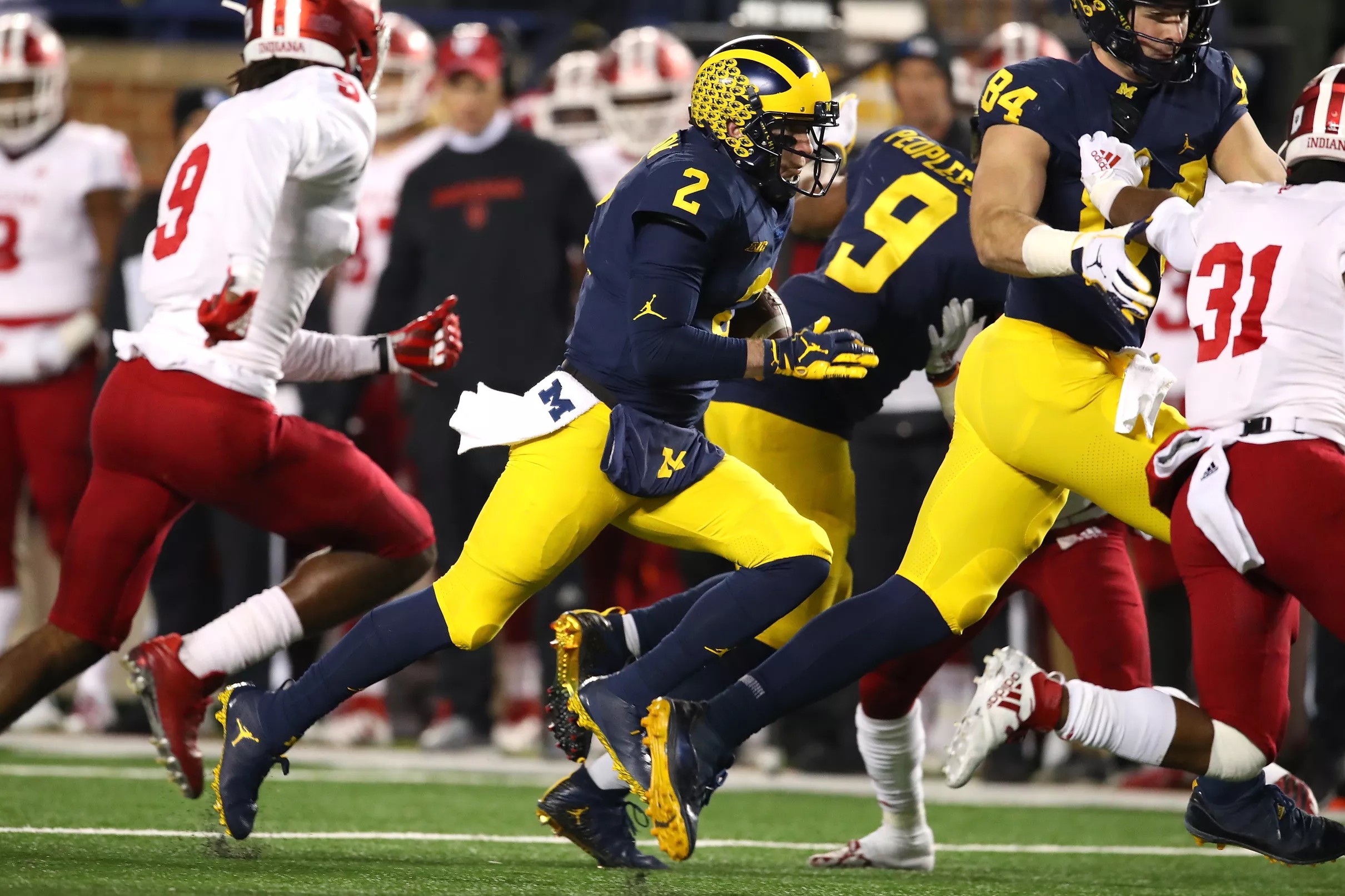 Game Balls: Michigan Vs Indiana