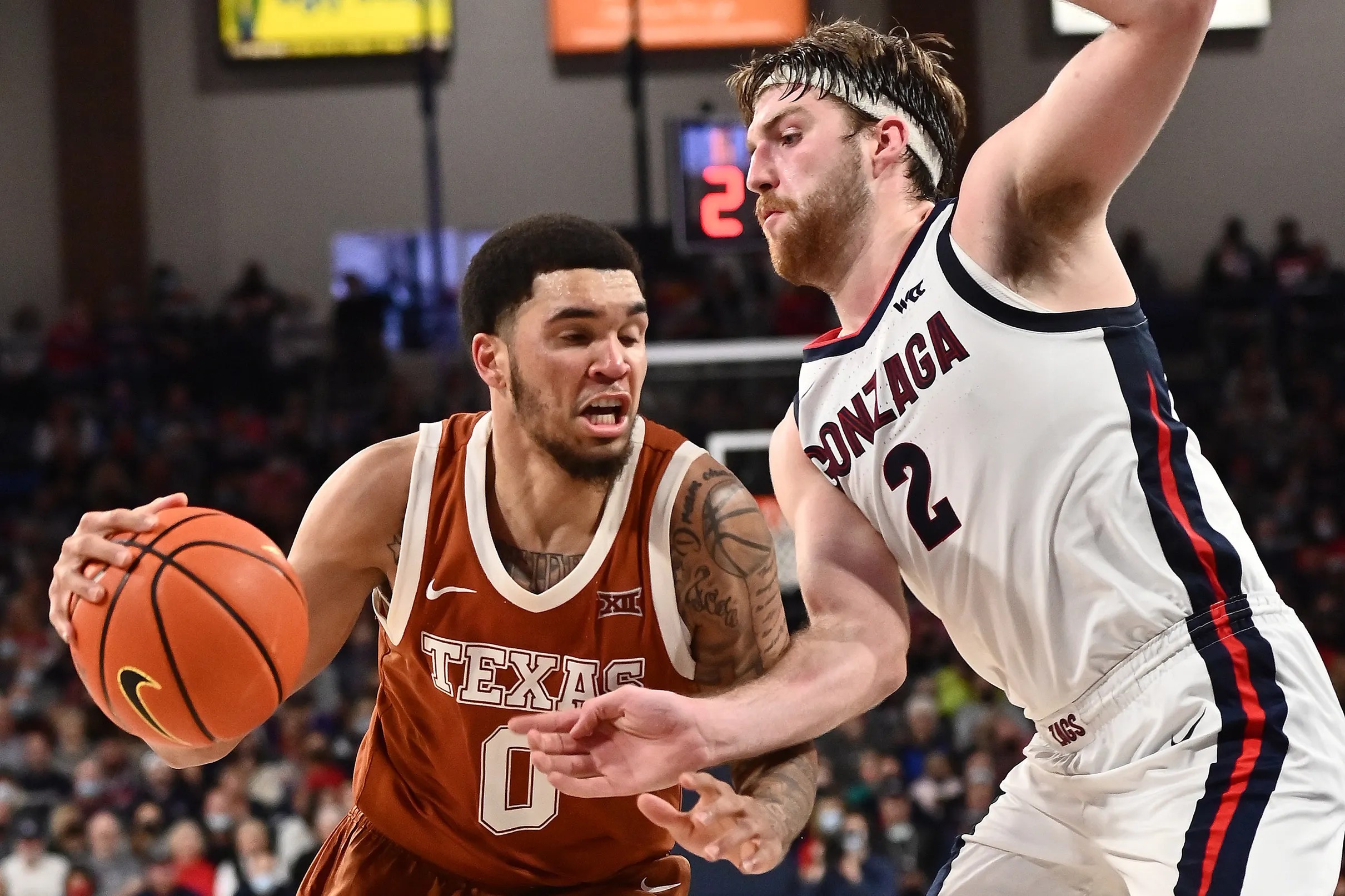 No. 11 Texas vs. No. 2 Gonzaga live updates