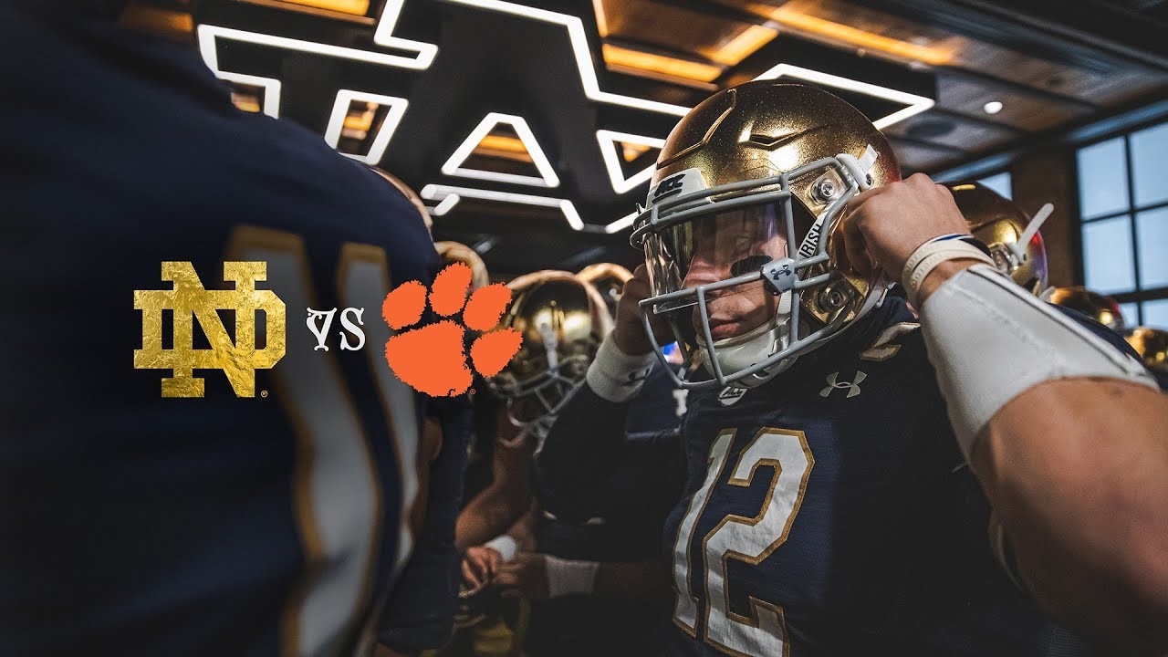 Official Notre Dame Clemson Hype Video Will Have You Ready To Run