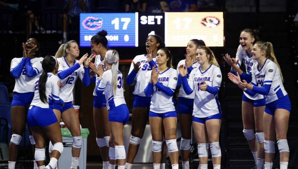 Florida Gators volleyball team beats FSU in round 1 of NCAA tournament