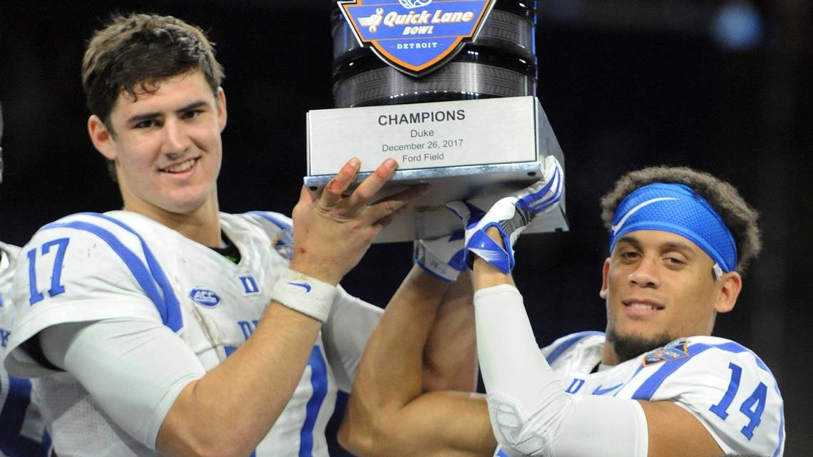 Quick Lane Bowl: Duke QB Daniel Jones hopes to impress NFL scouts