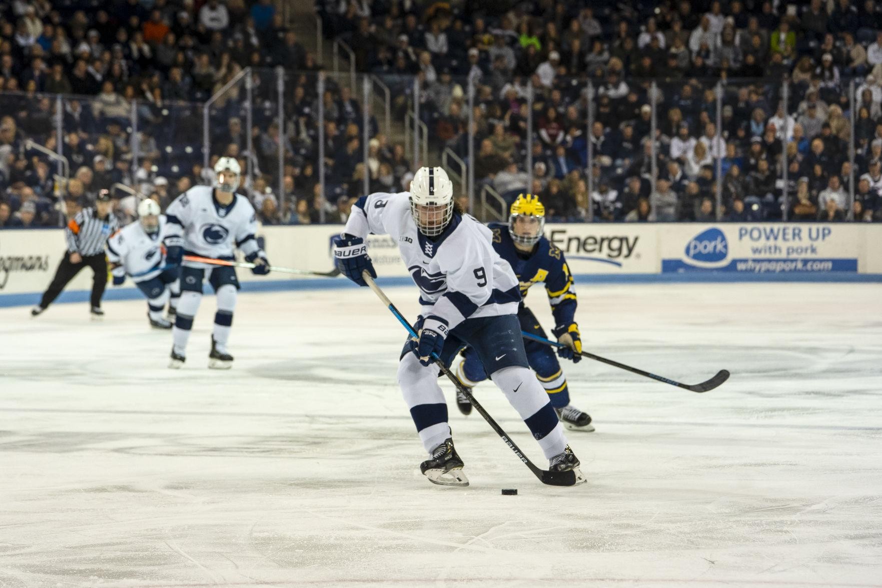 SEE IT Former Penn State men's hockey player Alex Limoges scores first