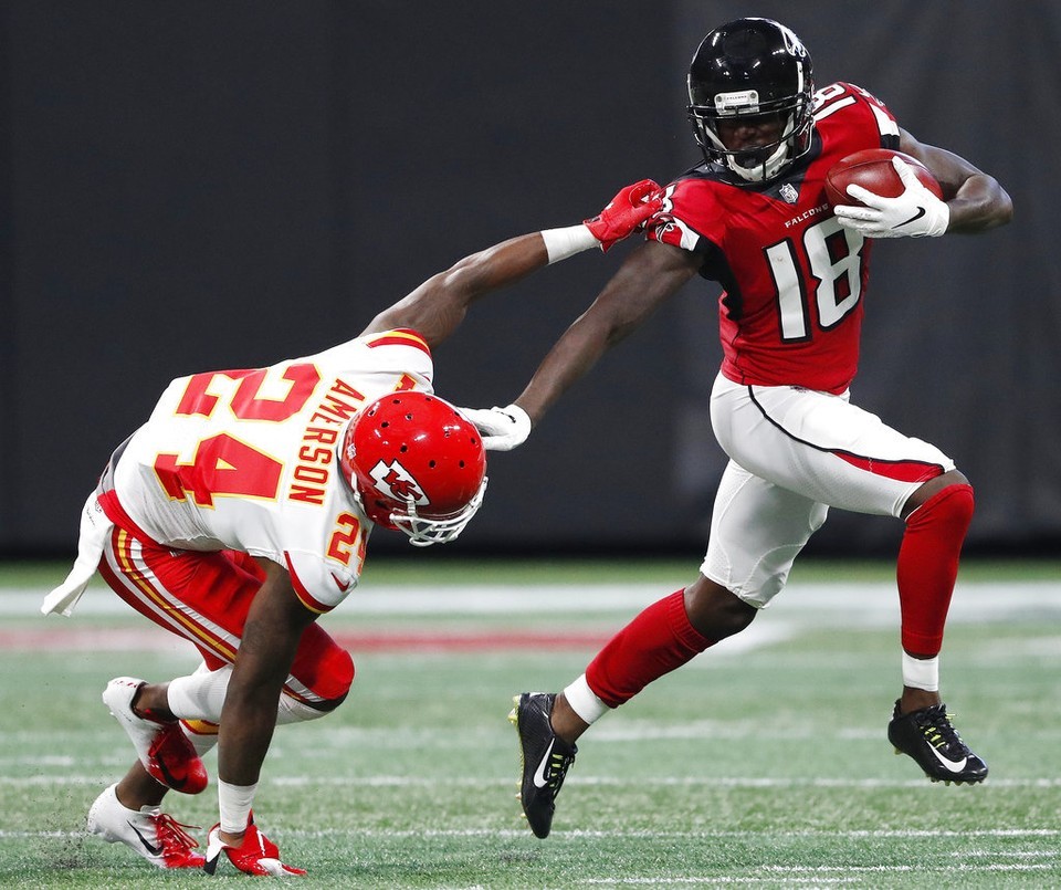 Watch Calvin Ridley Score His First Pro Touchdown