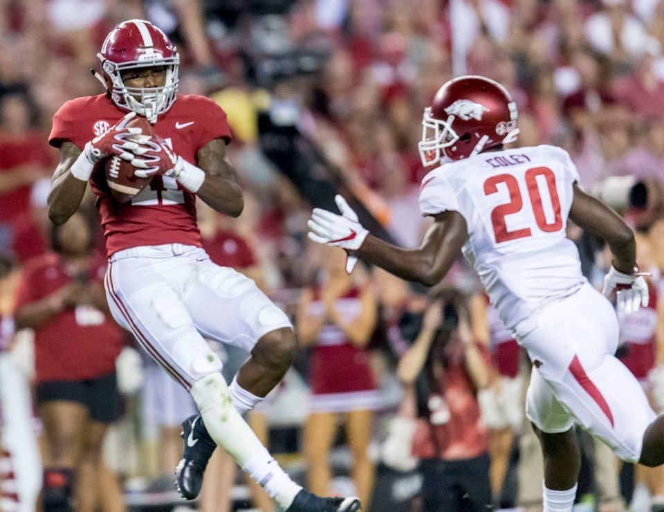 Numbers show how much Alabama leans on Calvin Ridley
