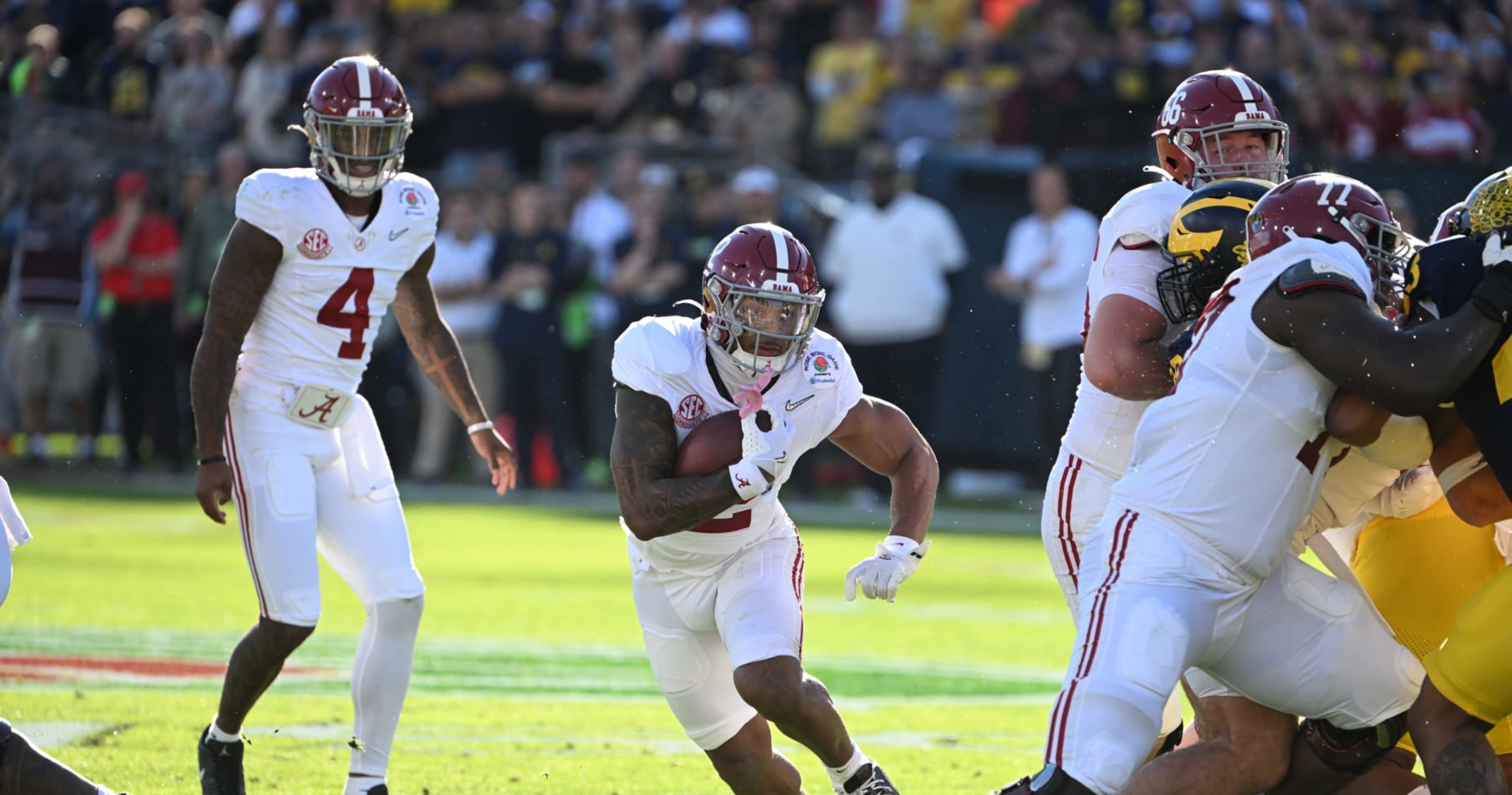 Alabama RB Jase McClellan Enters 2024 NFL Draft Amid Roydell Williams