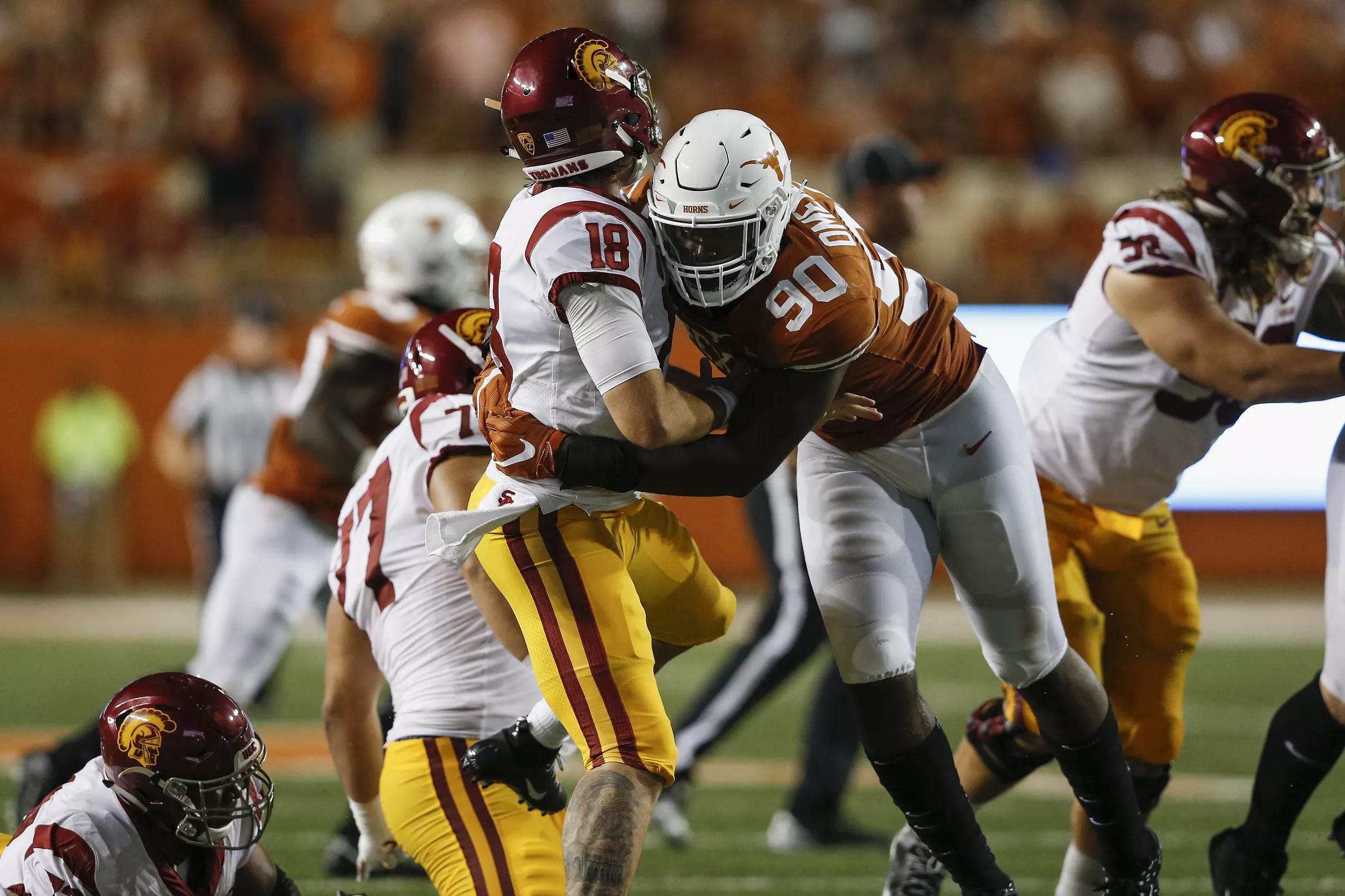 USC Drops Out Of The AP Top 25 After Loss To Texas.