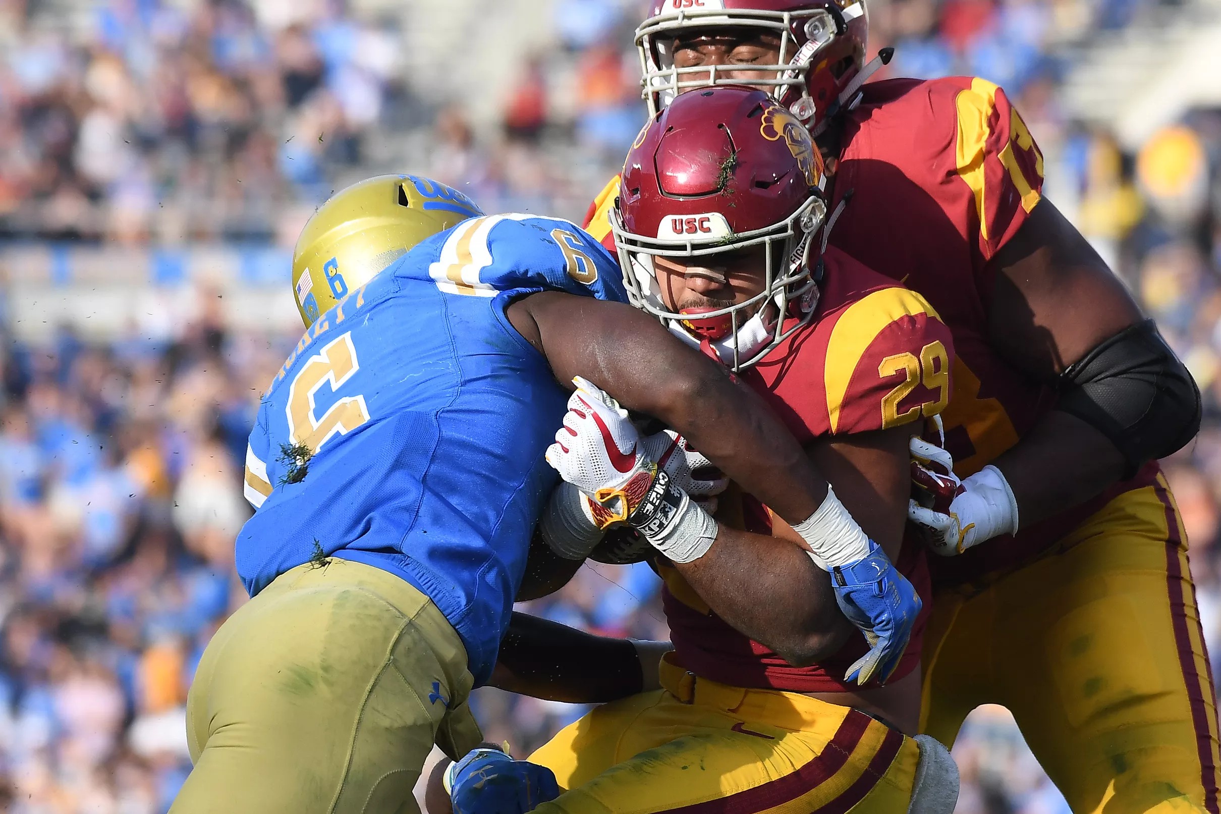 The Victory Bell Is Lost: Trojans Lose A Tight One 34-27 To Crosstown ...