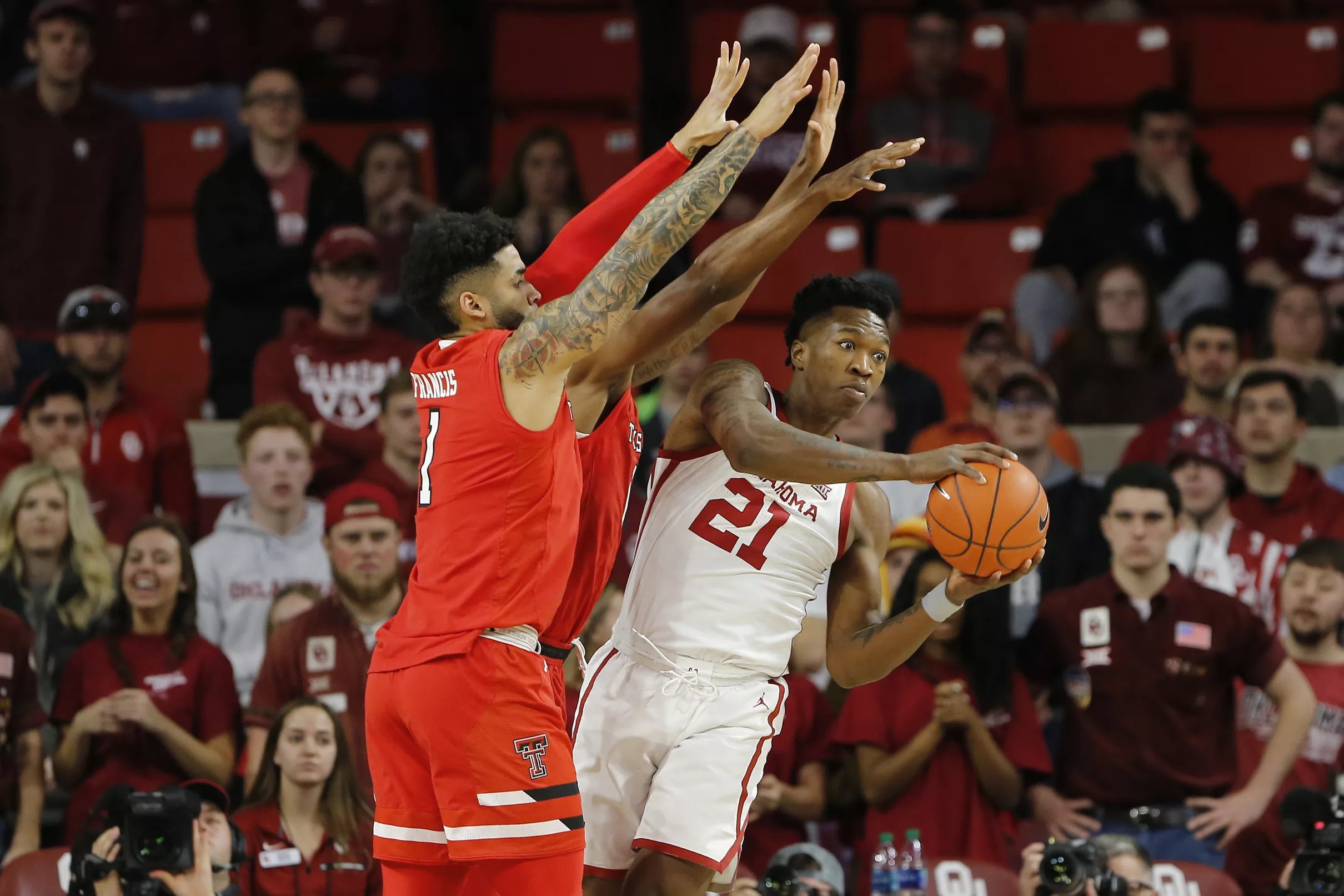 Oklahoma Sooners Basketball OU drops another one to Texas Tech, 6654