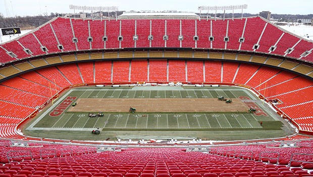 On The Turf At Arrowhead Stadium