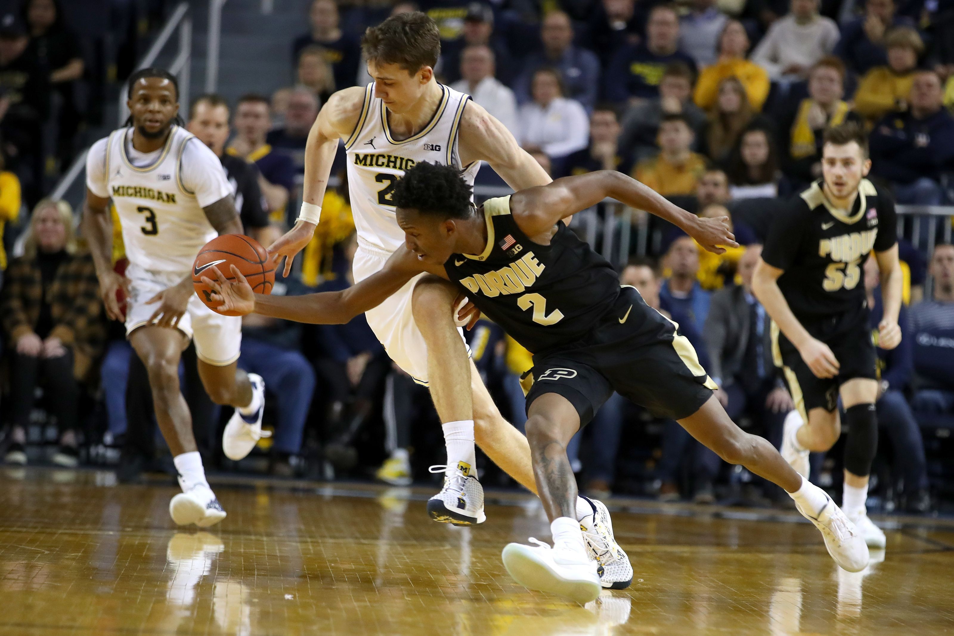 Michigan Basketball UM scrapes by in double overtime matchup with Purdue