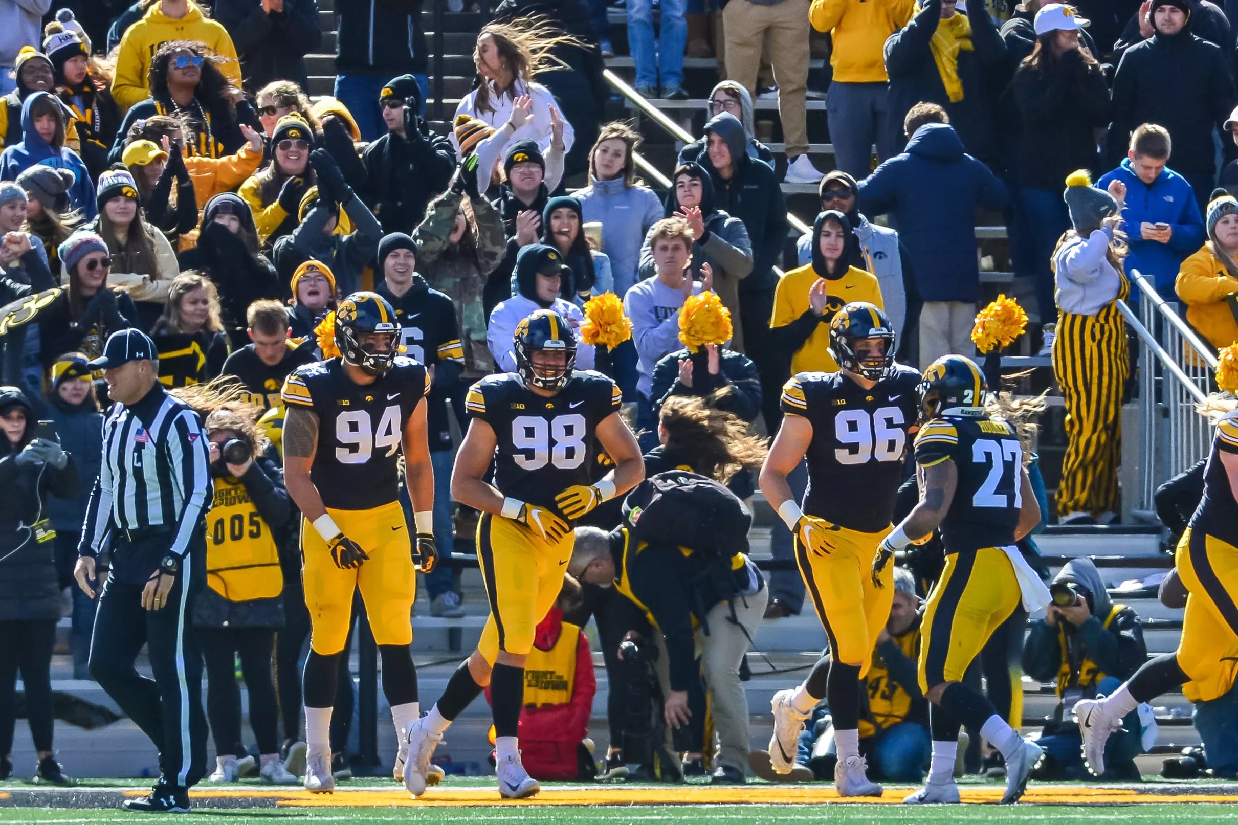 IOWA FOOTBALL RANKED NO. 18 IN LATEST AP POLL