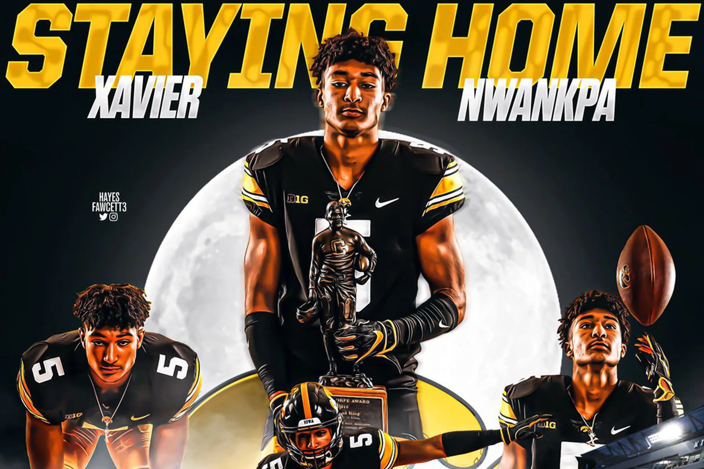 Iowa Football Recruiting 5Star Safety Xavier Nwankpa Signs With Hawkeyes