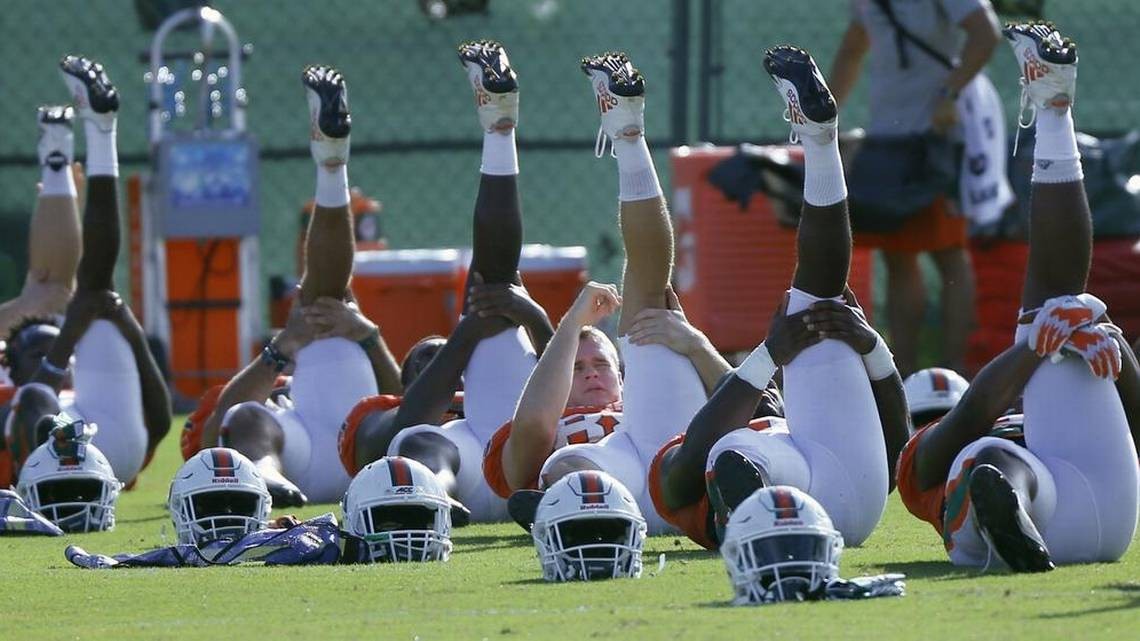 Injured UM Canes still sidelined (one not there) and 2 QBs role-playing | Miami Herald