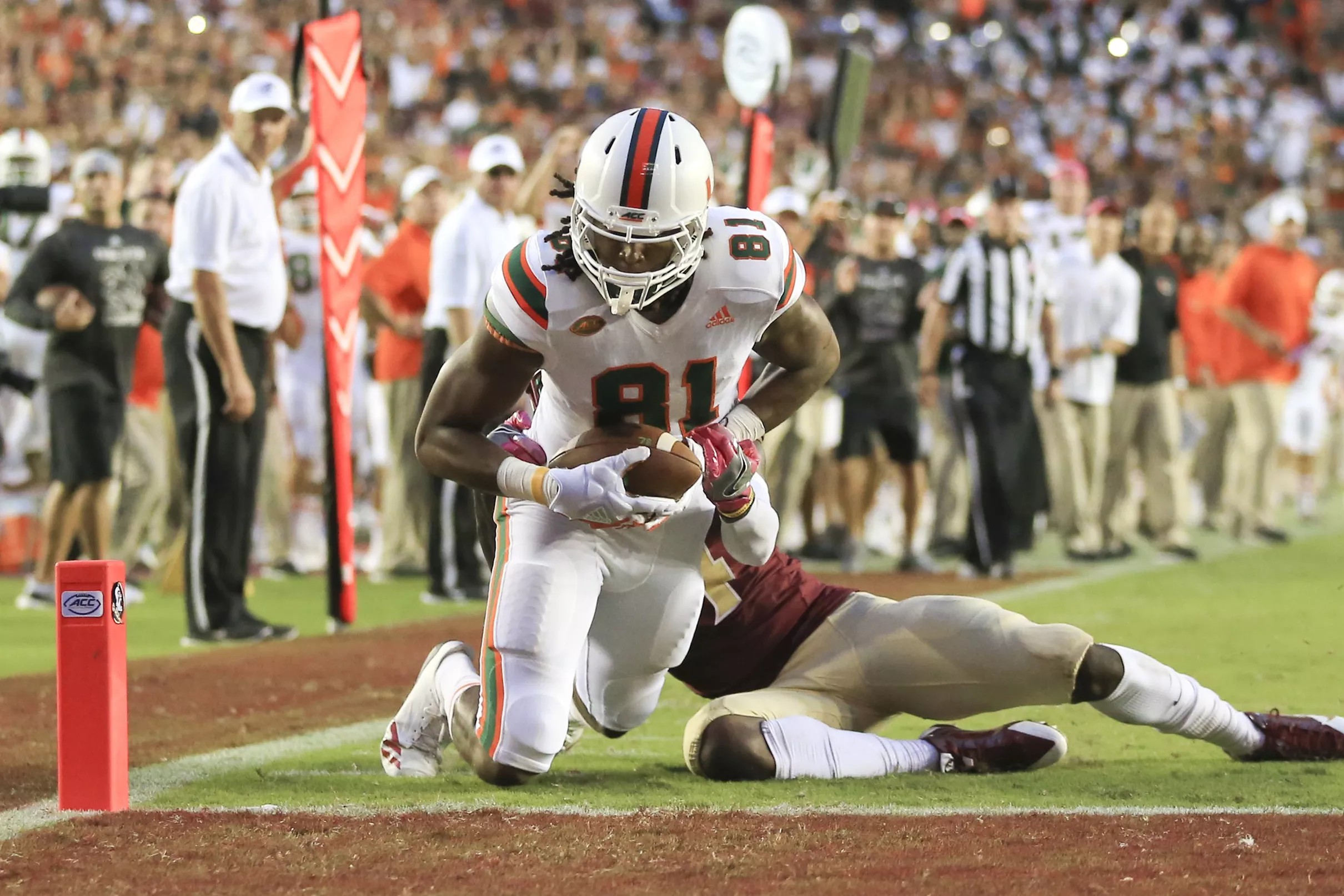 Miami Hurricanes Football Wide Receiver Highlights (and Lowlights