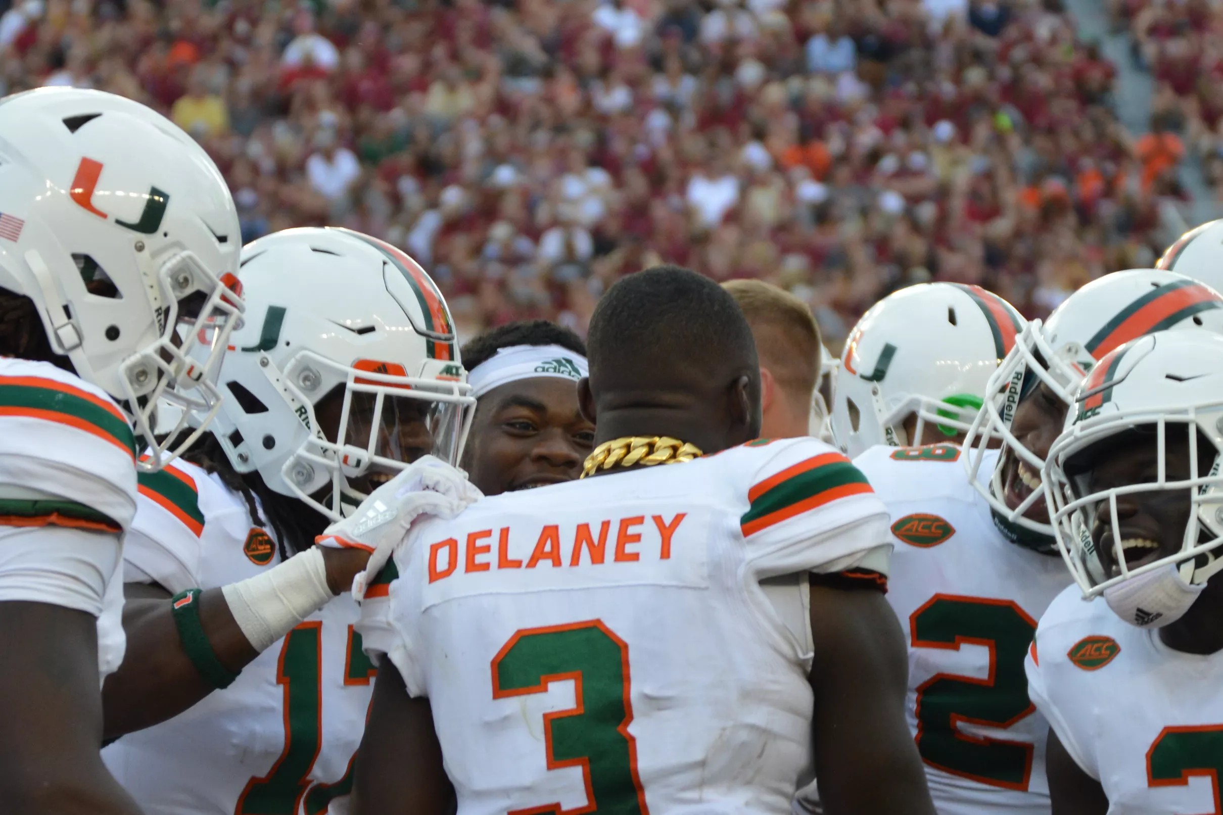 Miami Hurricane Football Game Day Images Miami at FSU pt2