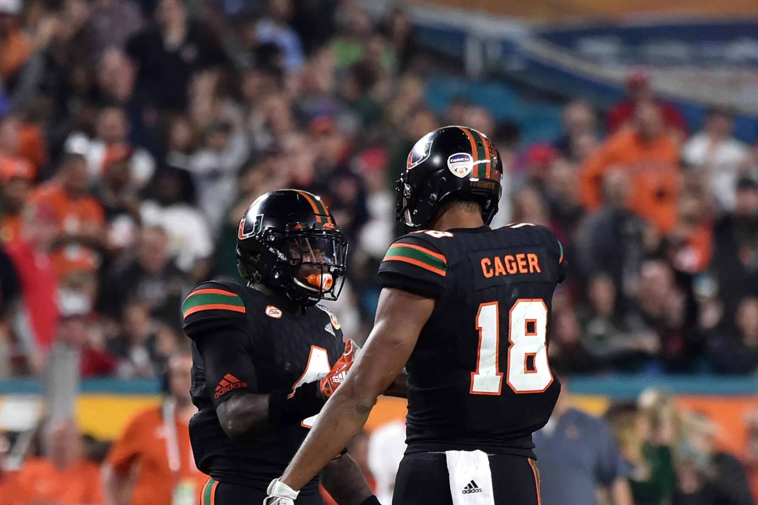 2 Miami Receivers Make Highlight Reel Catches On BackToBack Plays