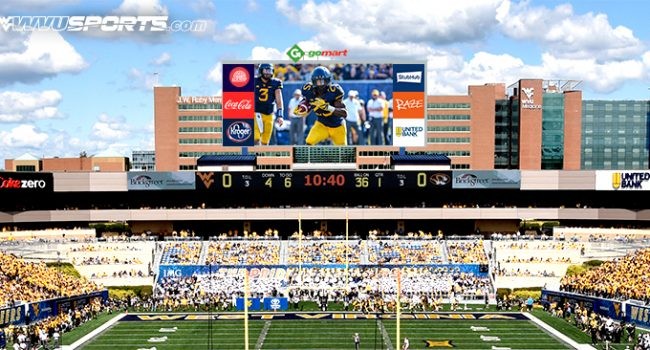 Wvu Announces New Scoreboard Addition To Football Stadium