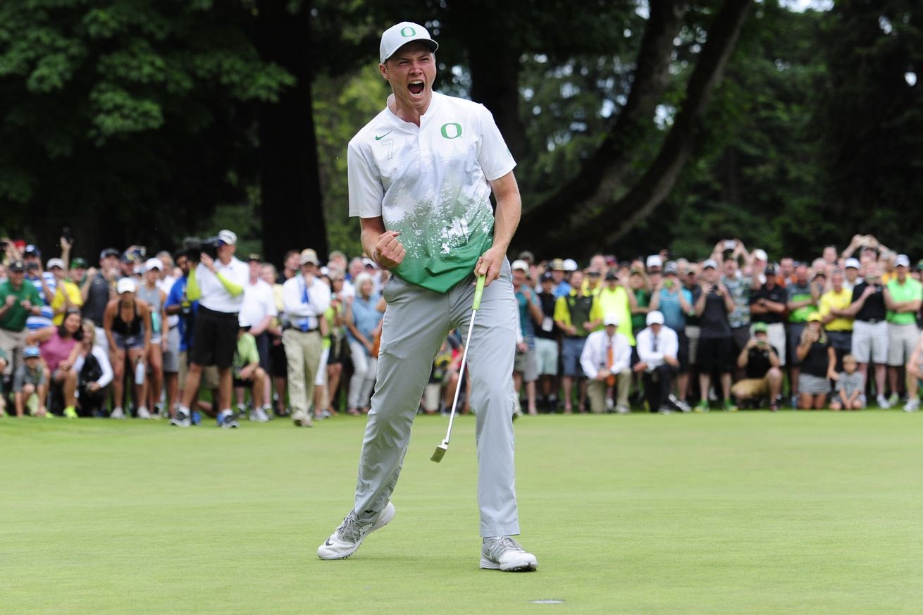 Oregon's national championship in golf is its first in a nonrunning