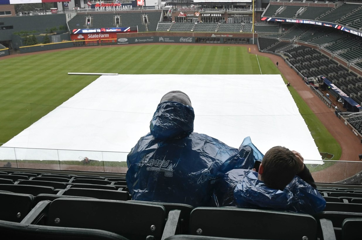 MetsBraves game gets rained out