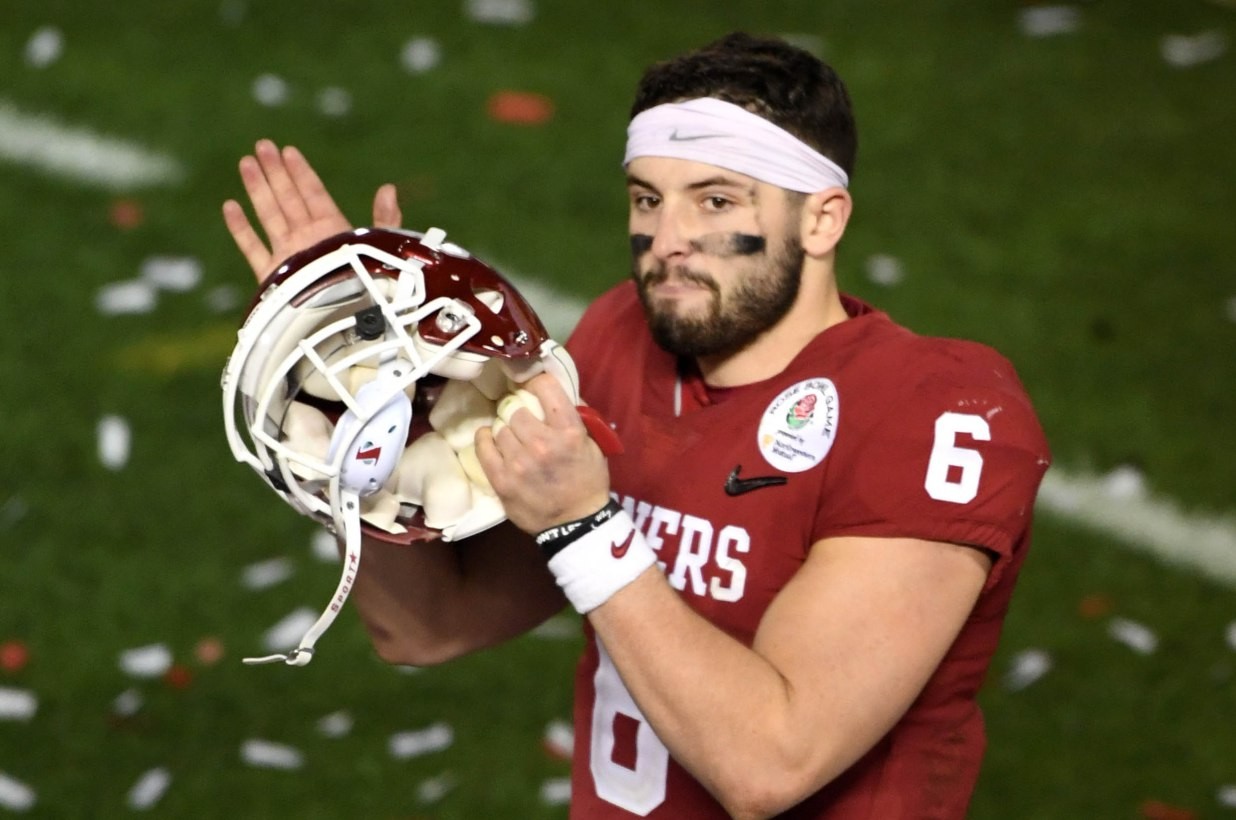 The most famous Jets quarterback goes wild for Baker Mayfield