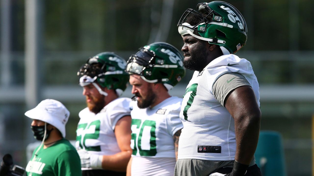 Jets offensive linemen starting to mesh as season gets set to begin