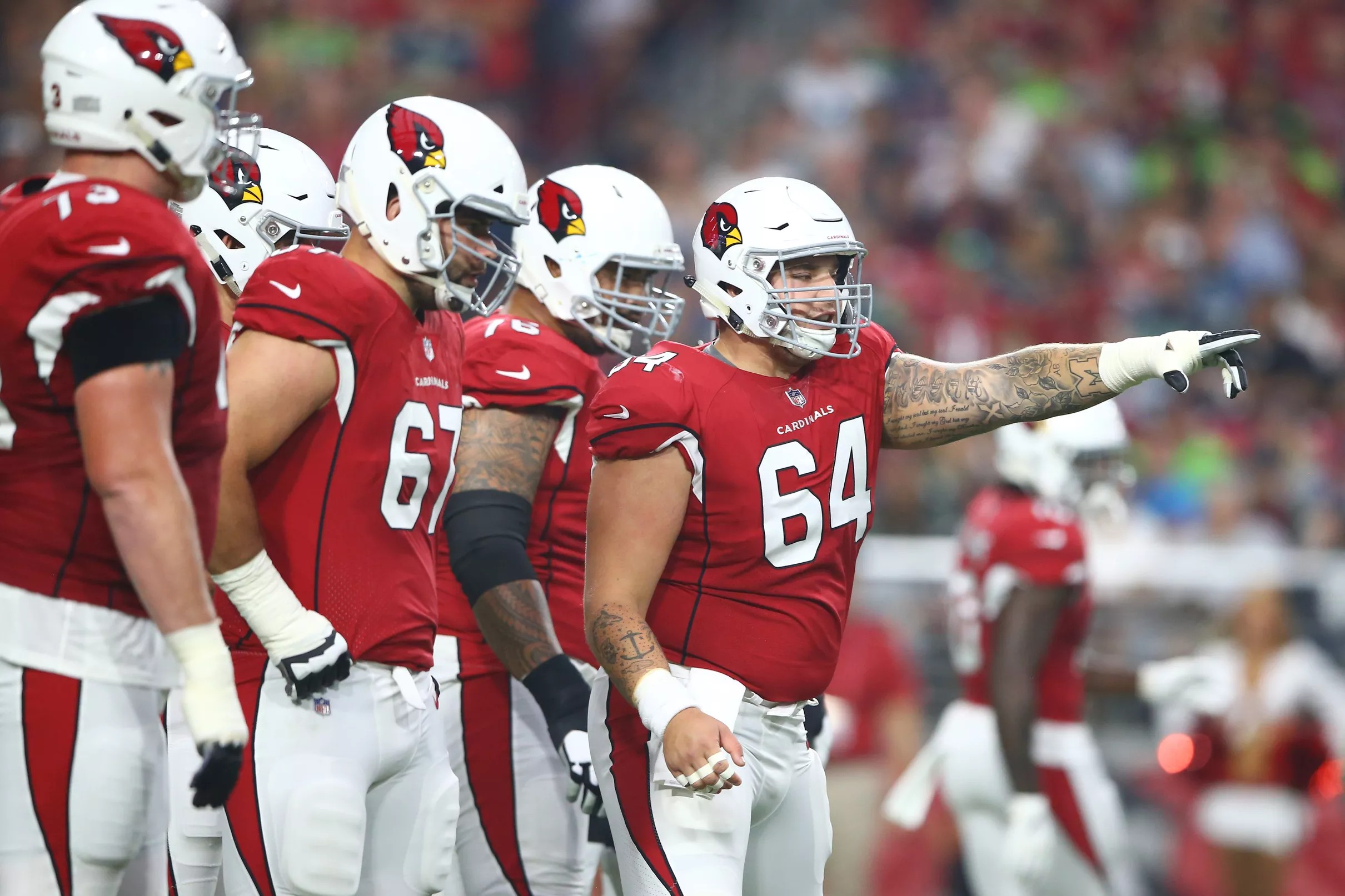Taking a look at the Arizona Cardinals offensive line